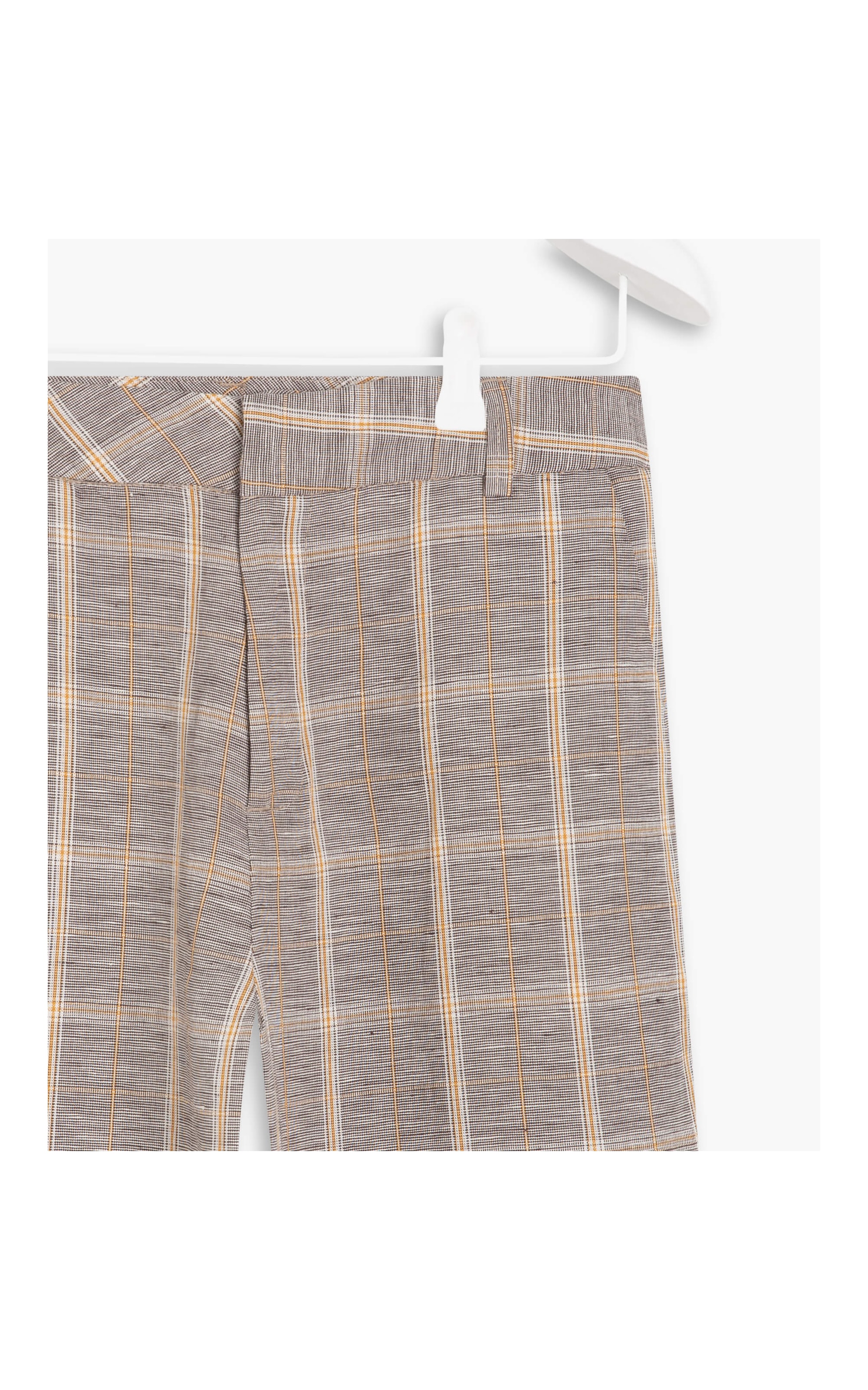 Calça Linho  Merseille Classic Checks  Ft Mouse