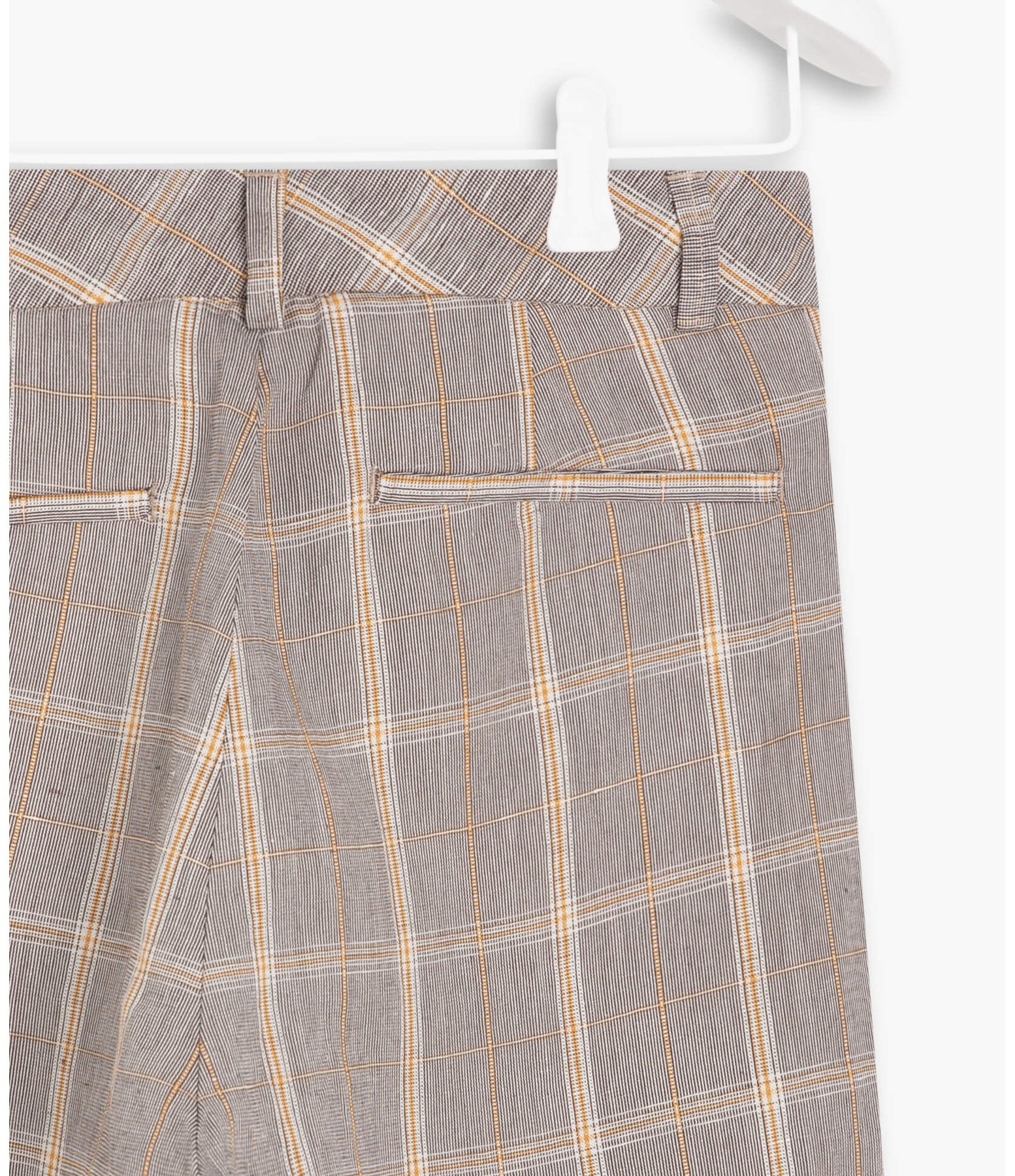 Calça Linho  Merseille Classic Checks  Ft Mouse