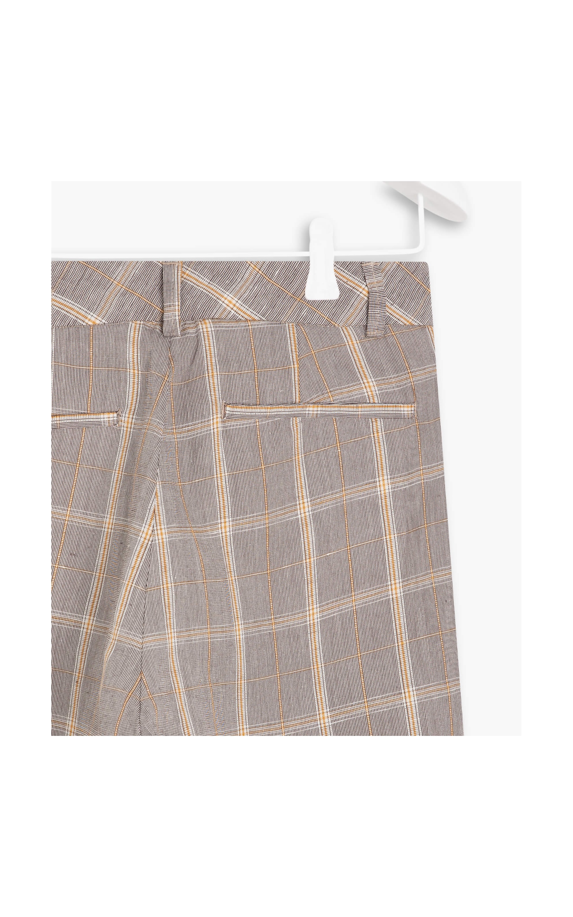 Calça Linho  Merseille Classic Checks  Ft Mouse
