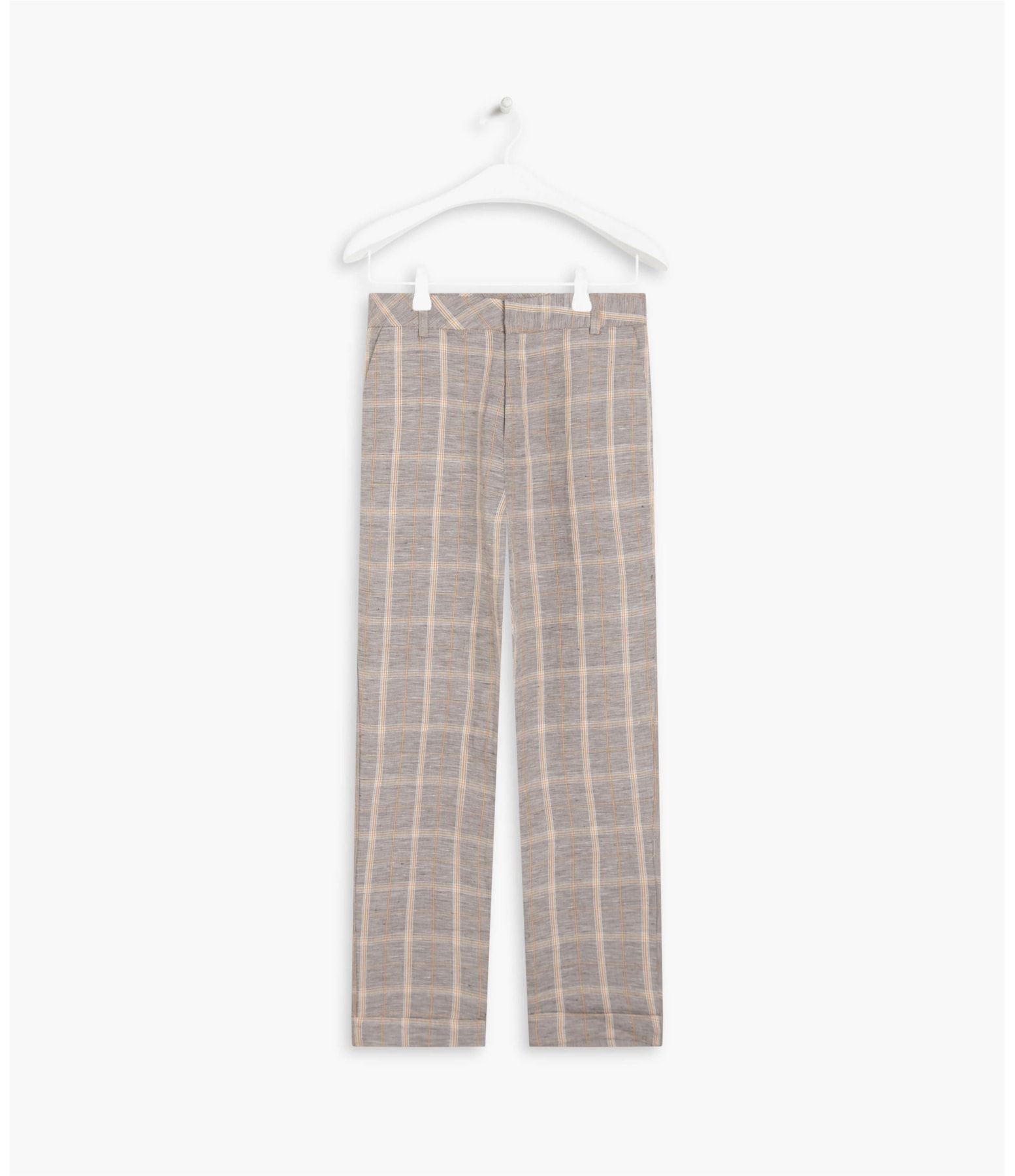 Calça Linho  Merseille Classic Checks  Ft Mouse