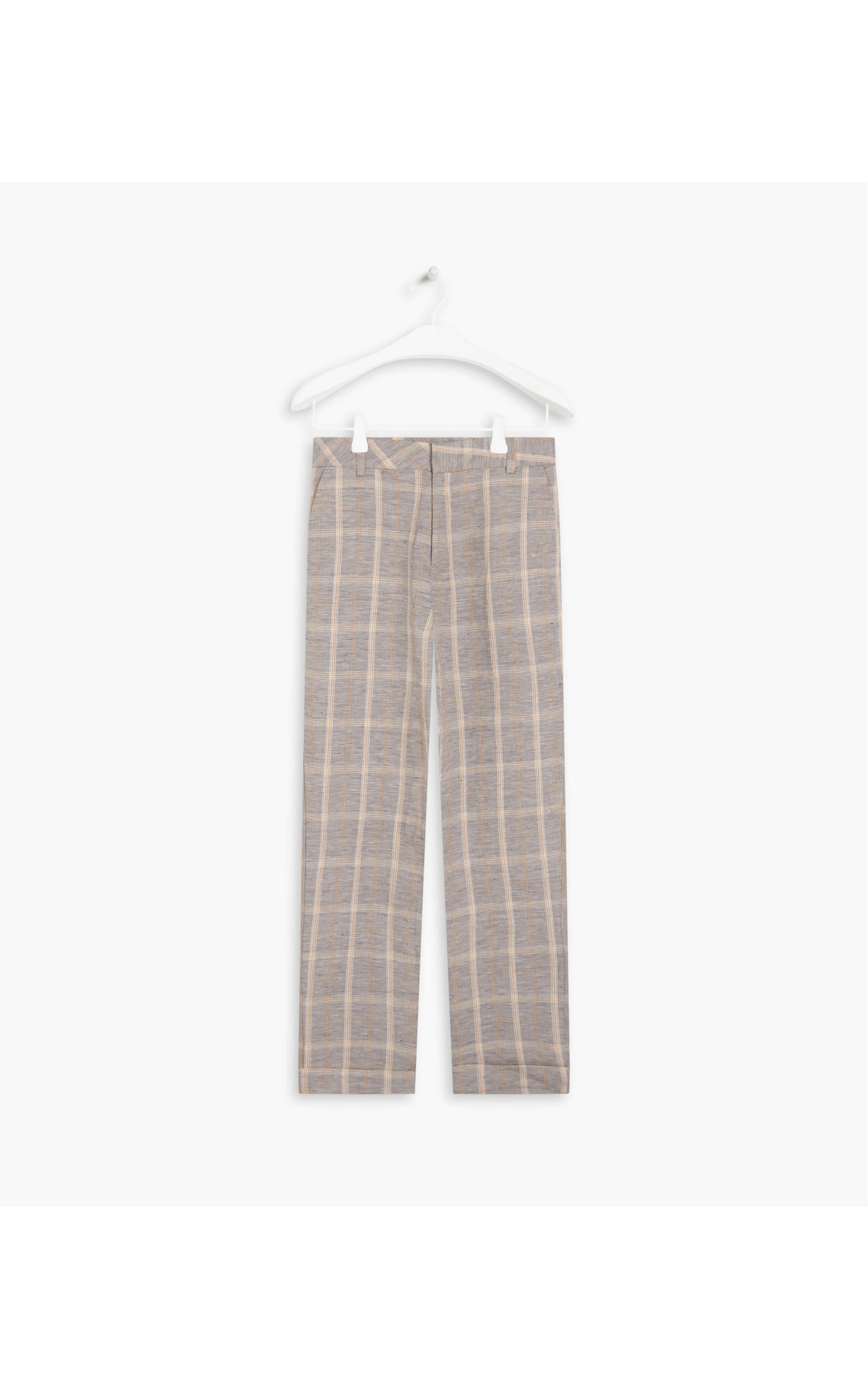 Calça Linho  Merseille Classic Checks  Ft Mouse