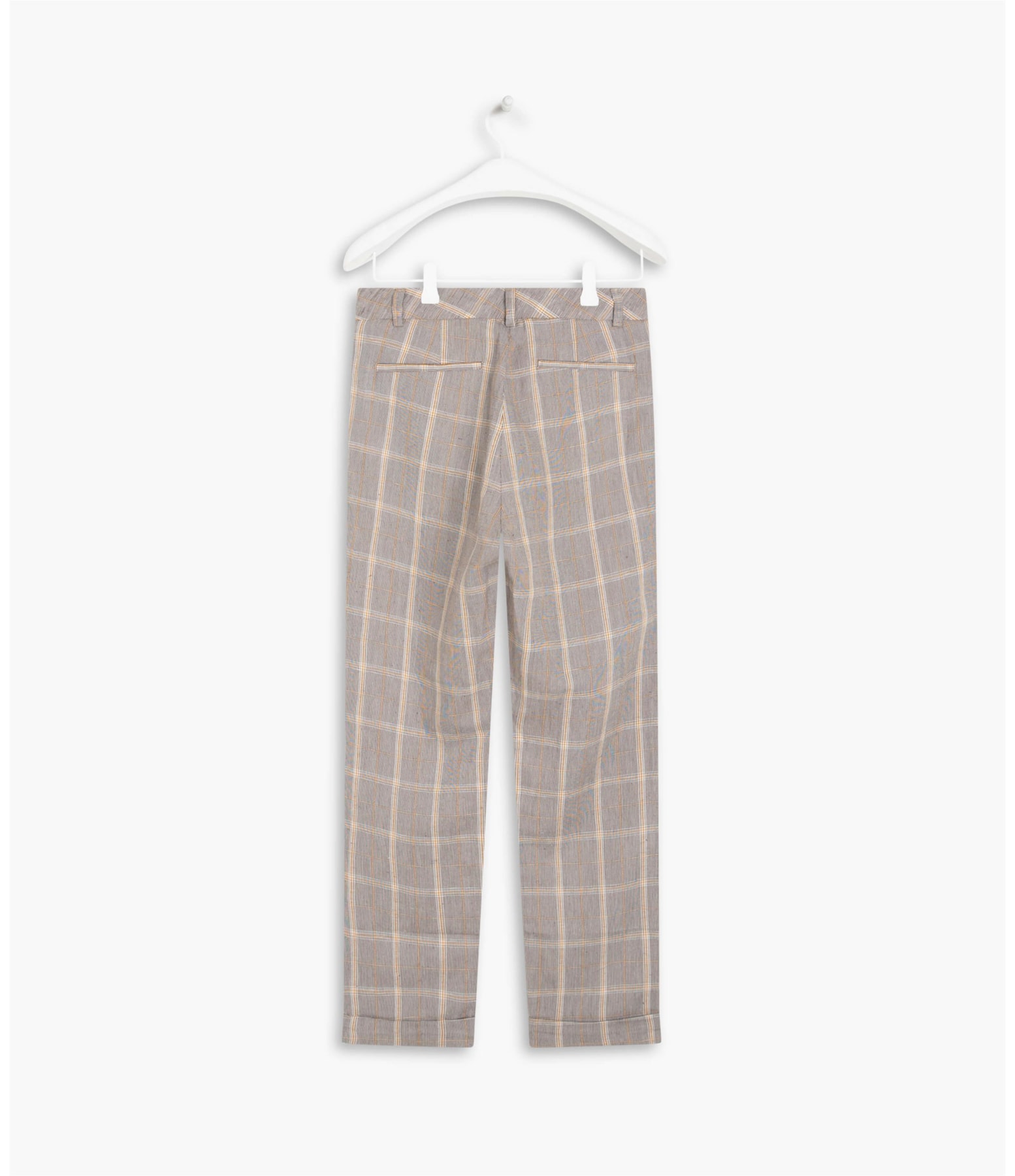 Calça Linho  Merseille Classic Checks  Ft Mouse