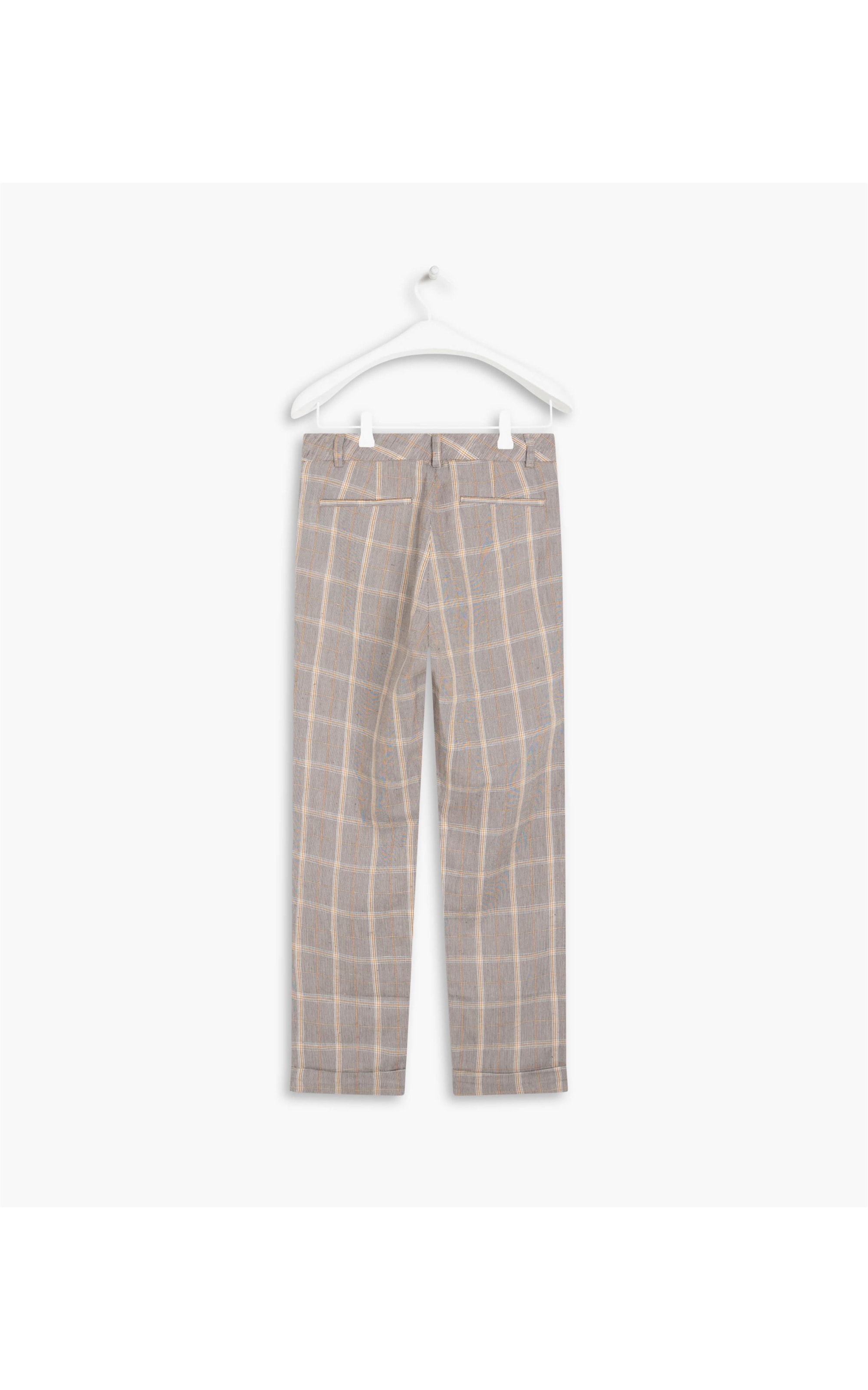 Calça Linho  Merseille Classic Checks  Ft Mouse