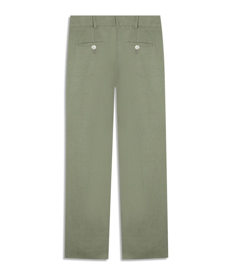 Calça Linho  Morgan Verde Militar