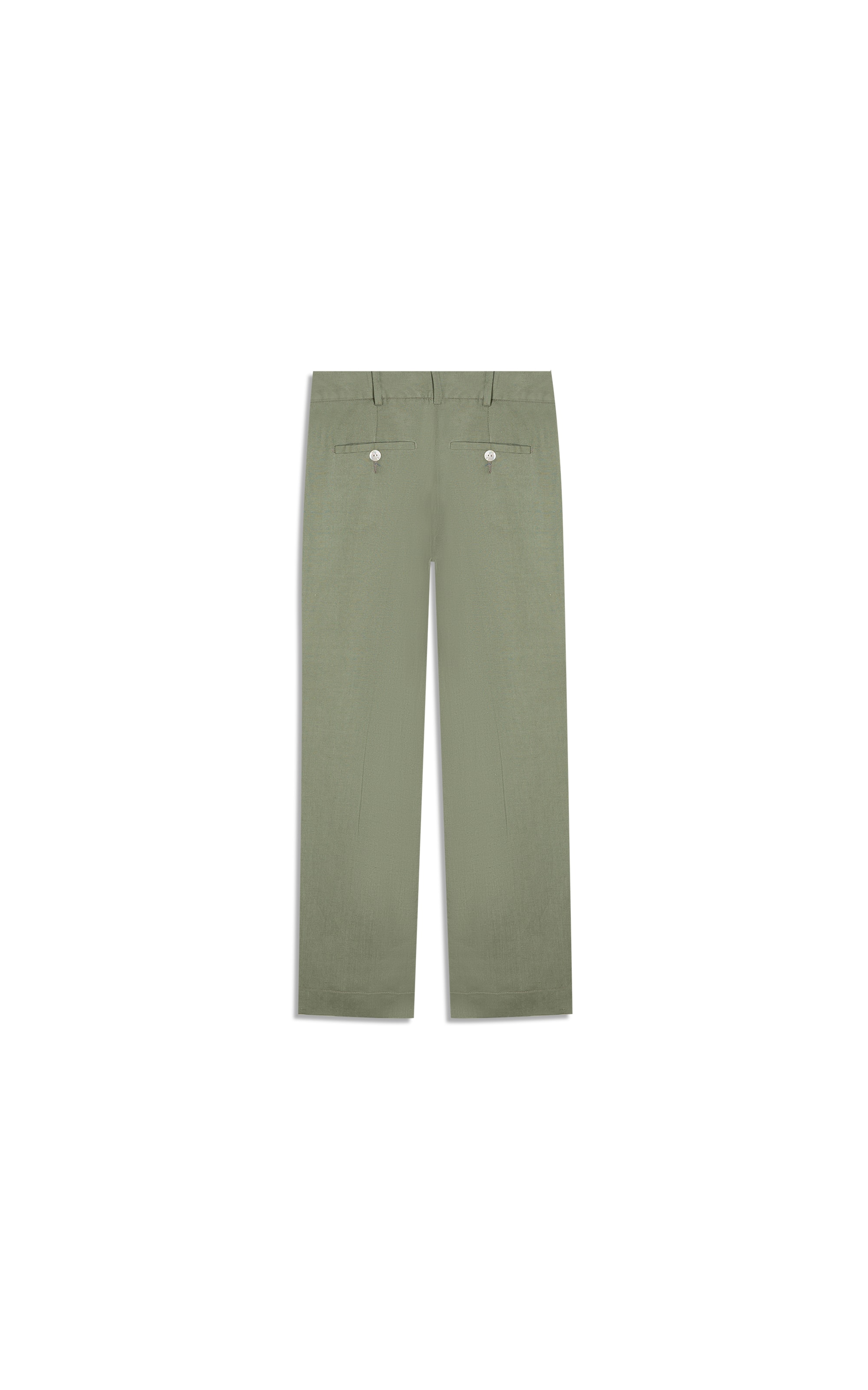 Calça Linho  Morgan Verde Militar