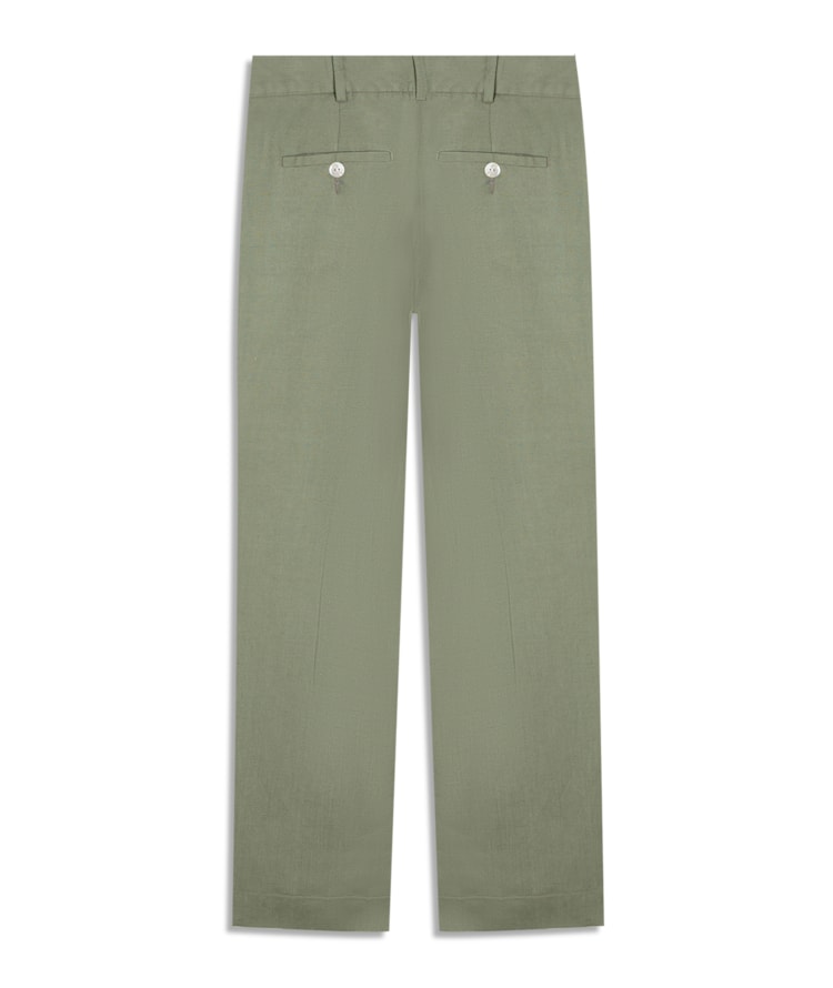 Calça Linho  Morgan Verde Militar