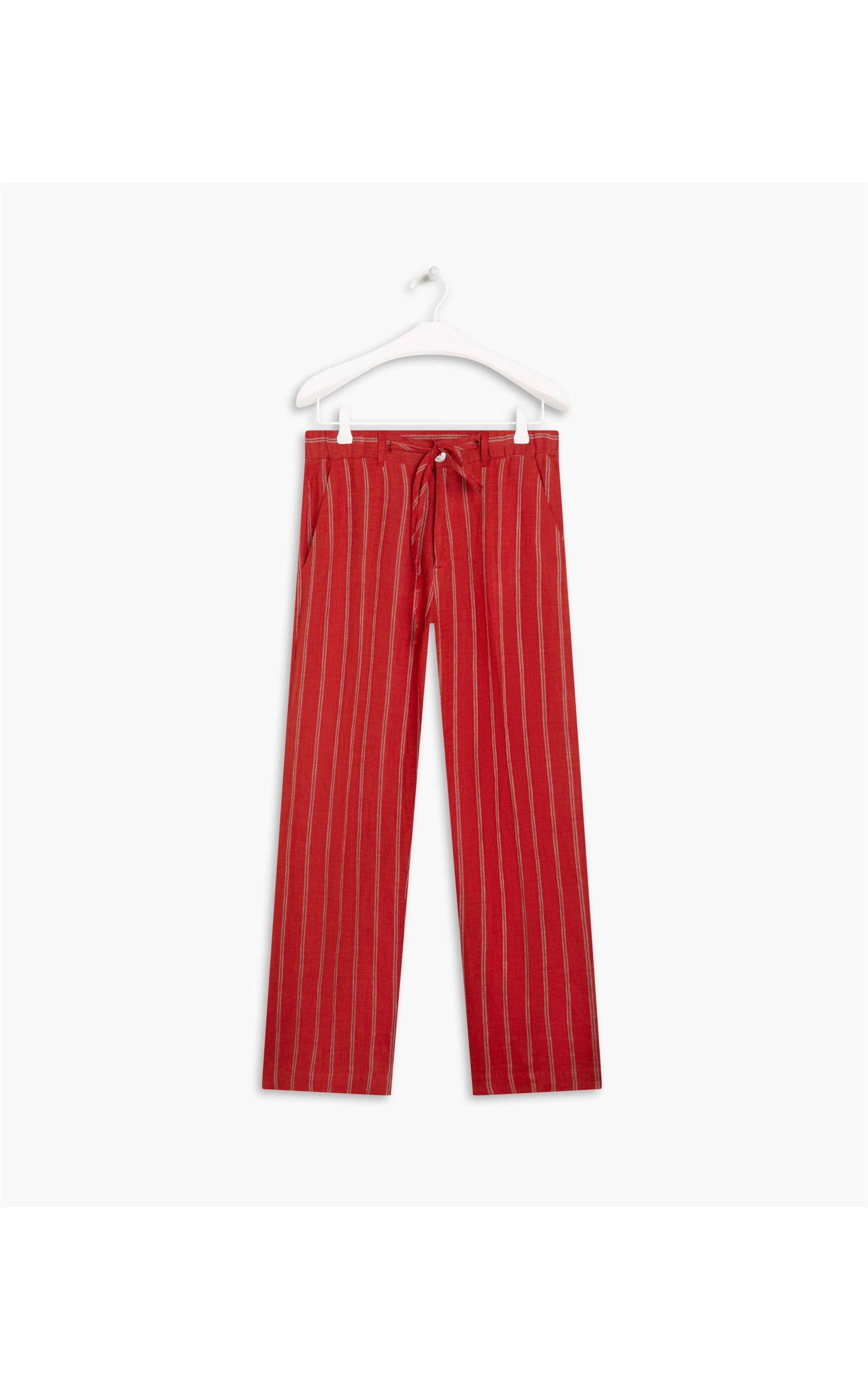 Calça Linho  Navy Vinho