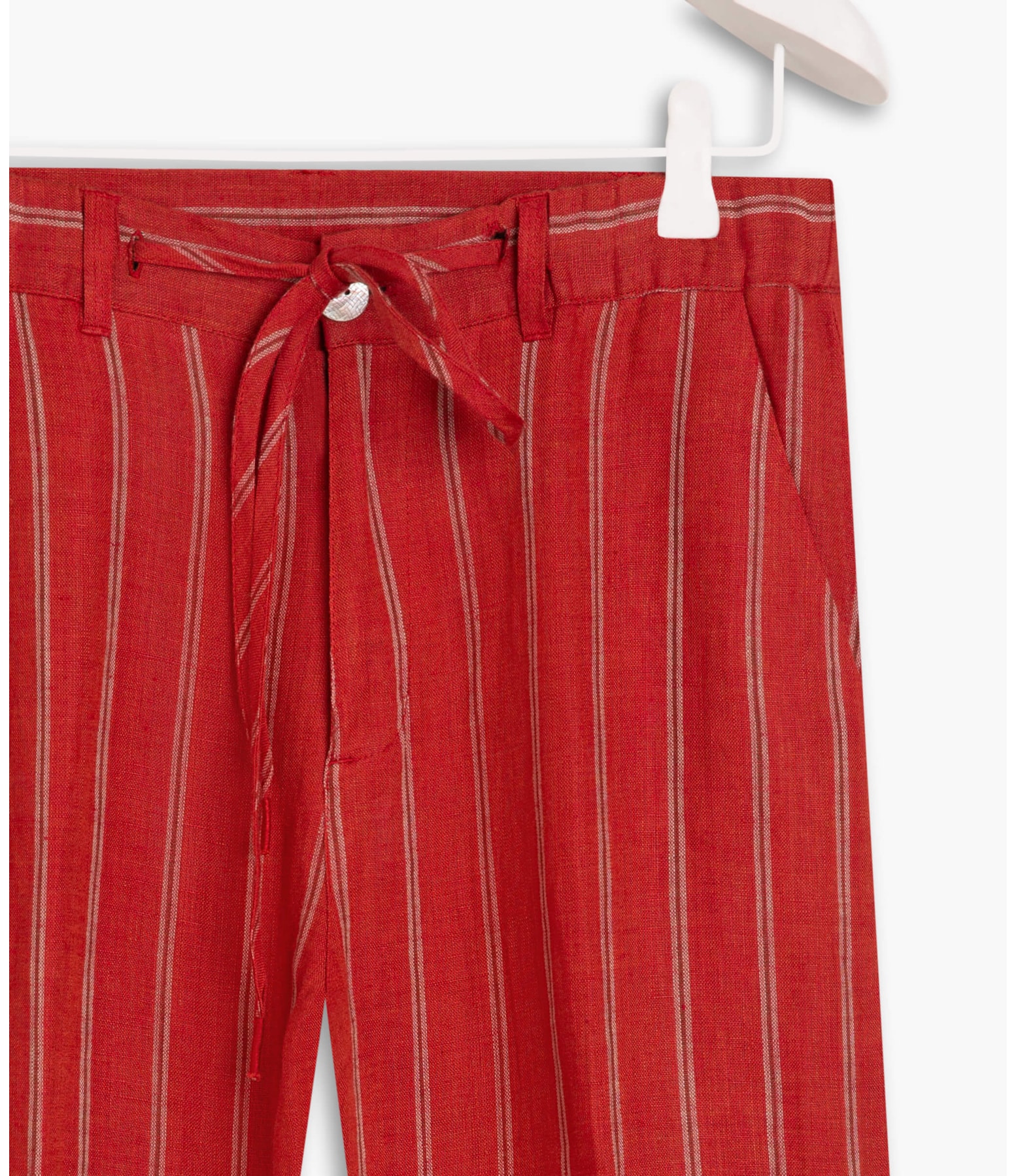Calça Linho  Navy Vinho