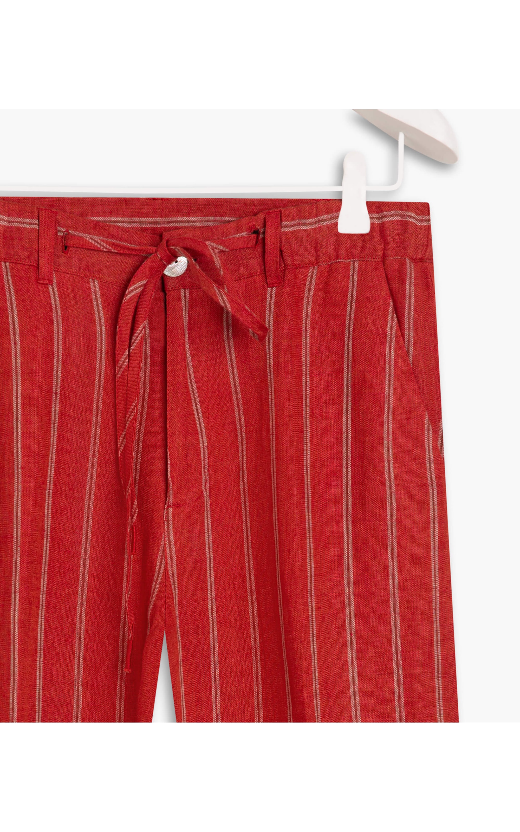 Calça Linho  Navy Vinho