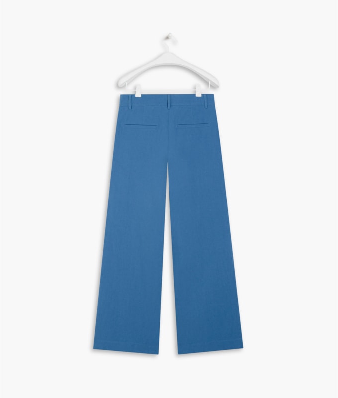 Calça Linho   New Barik Dark Navy
