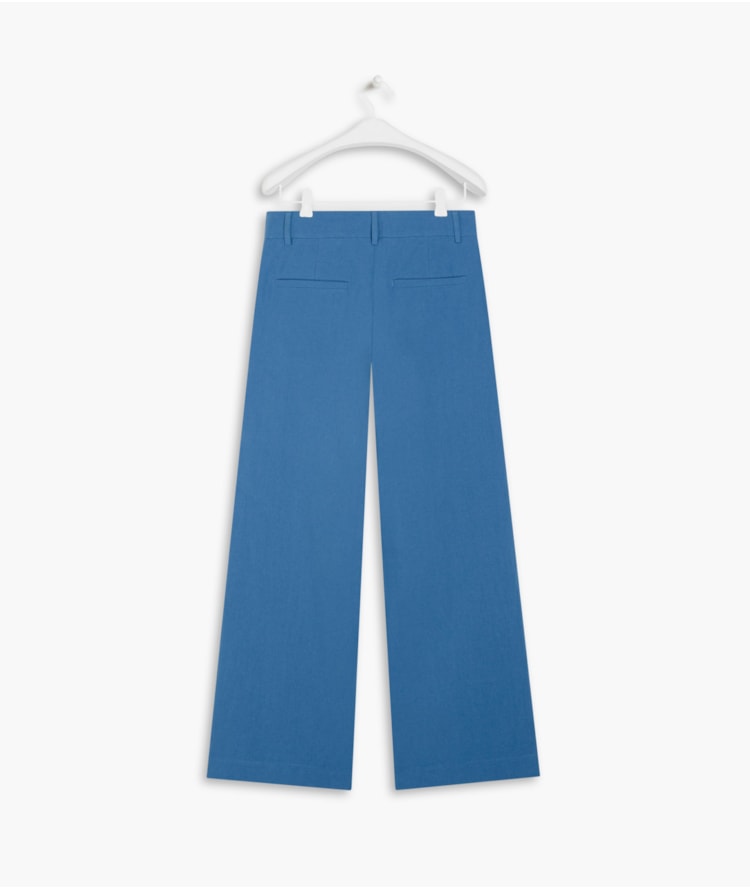Calça Linho   New Barik Dark Navy