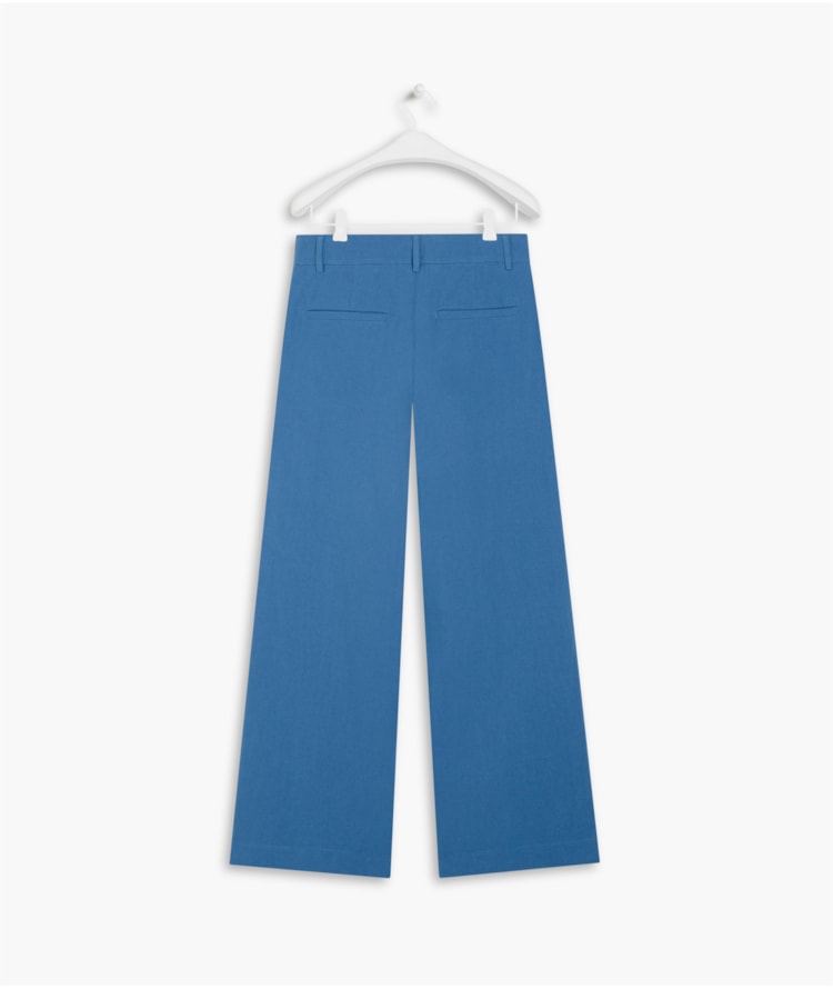 Calça Linho   New Barik Dark Navy
