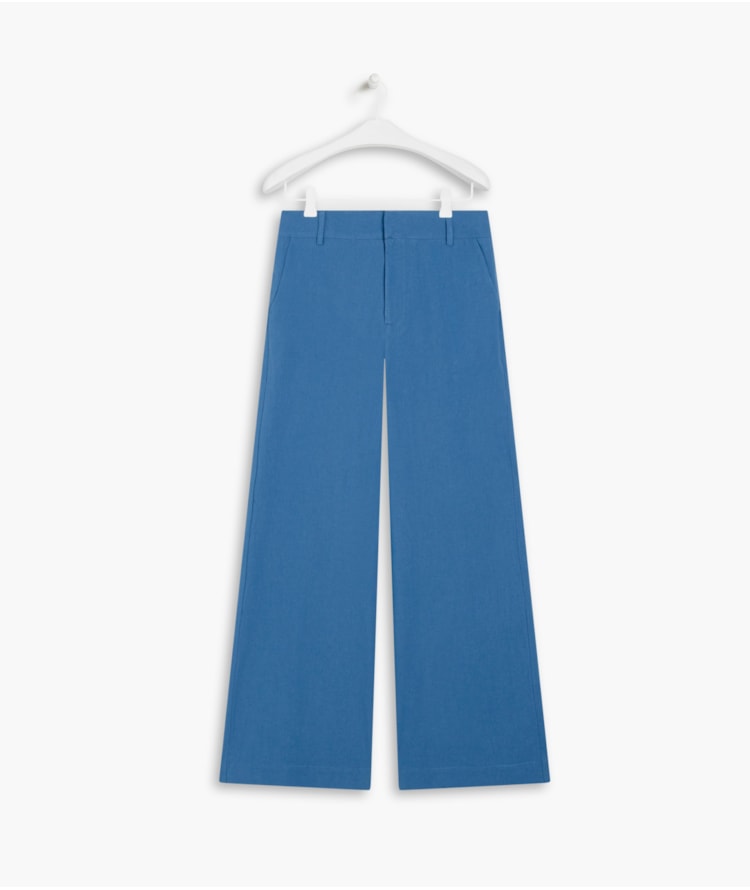 Calça Linho   New Barik Dark Navy