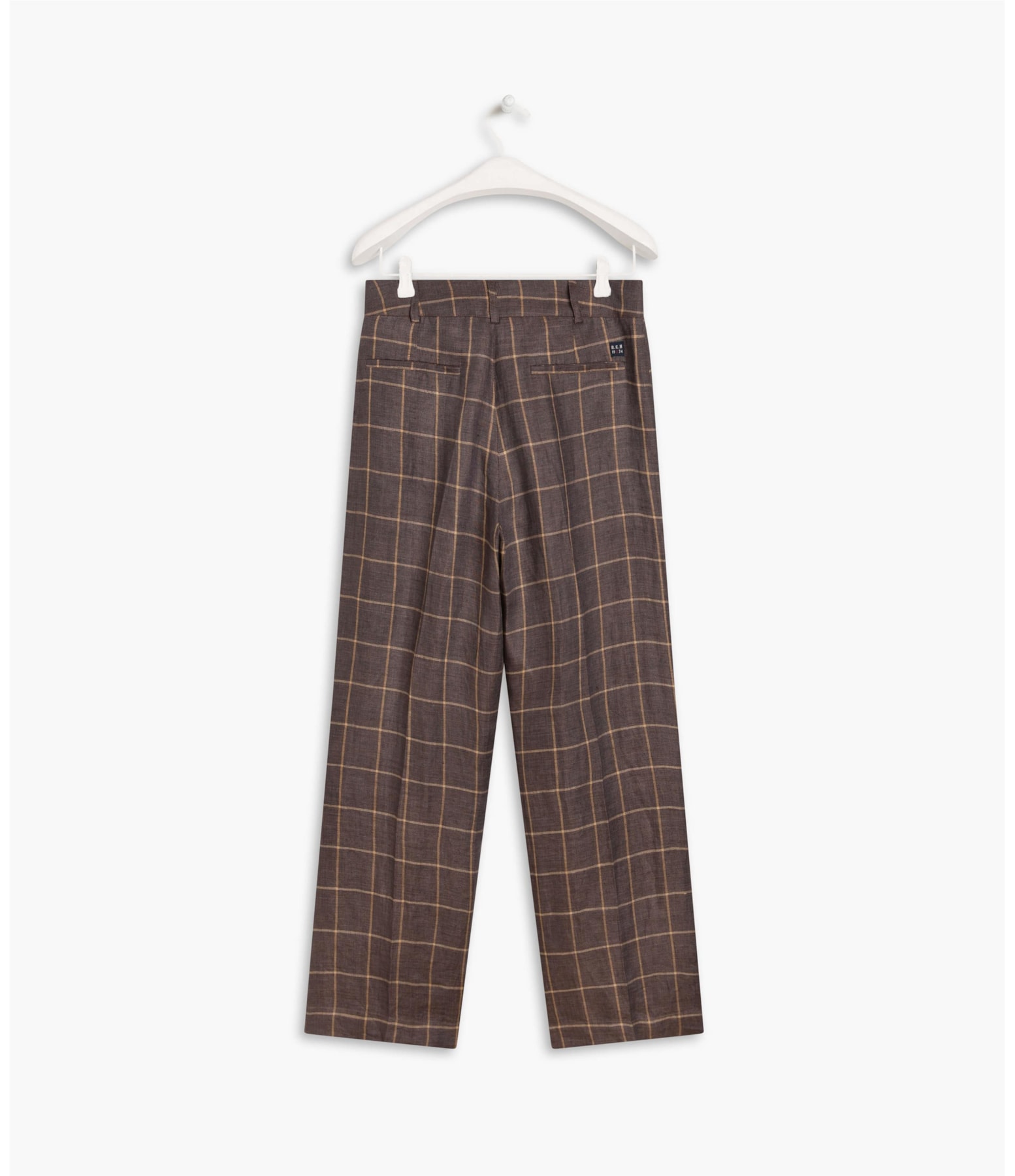 Calça Linho  New Barik Marrom