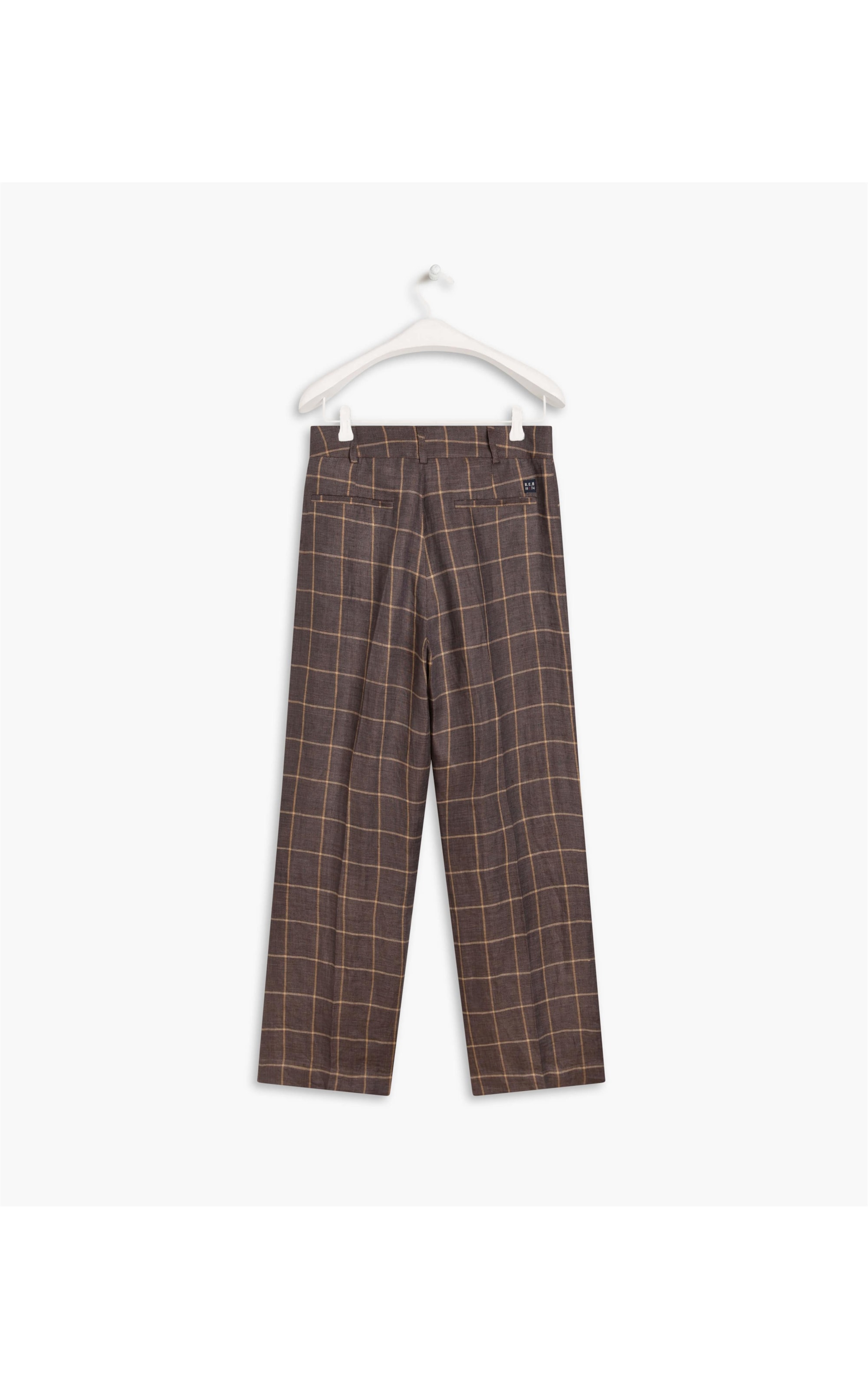 Calça Linho  New Barik Marrom
