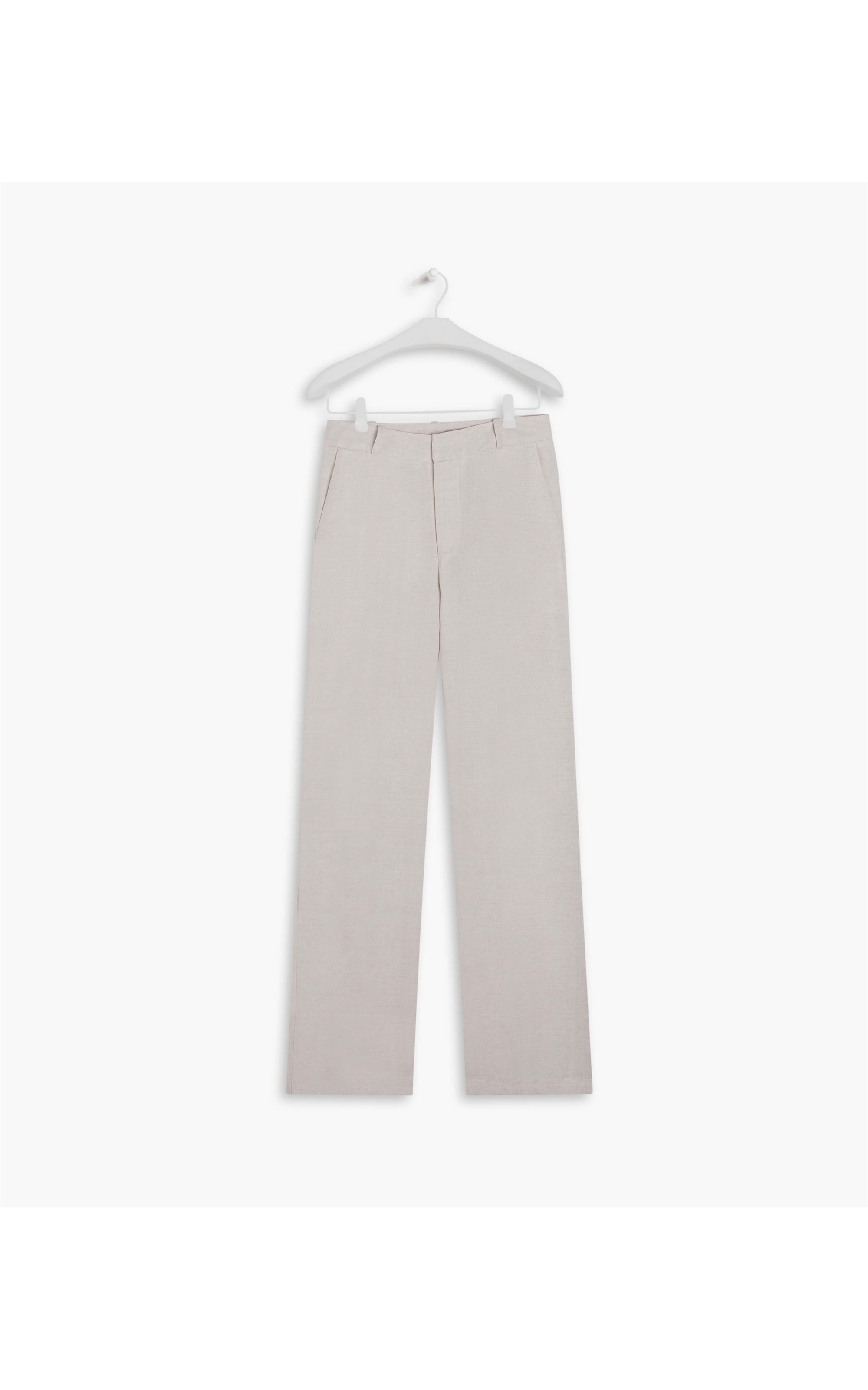 Calça Linho   New Barik Natural