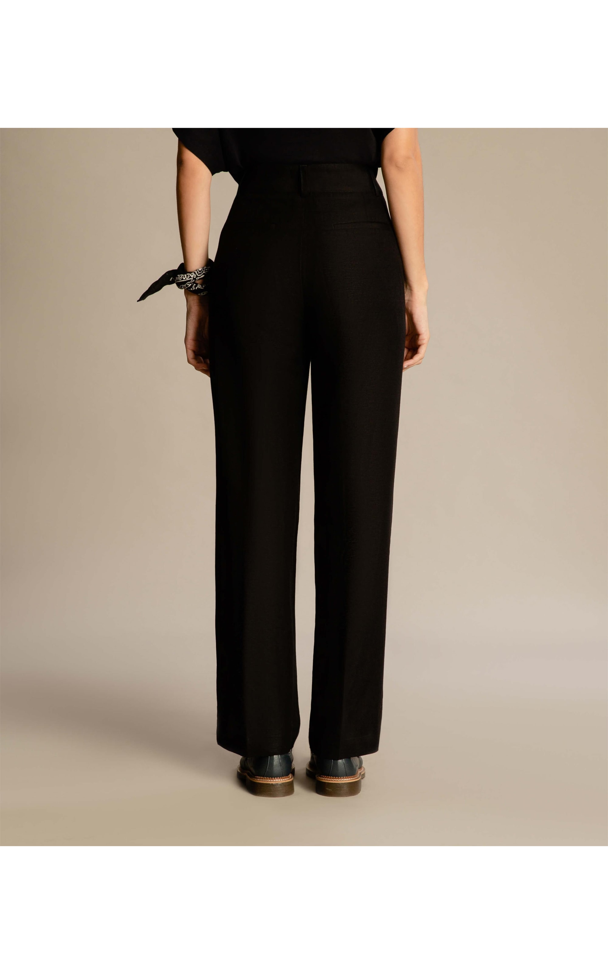 Calça Linho  New Barik Preto