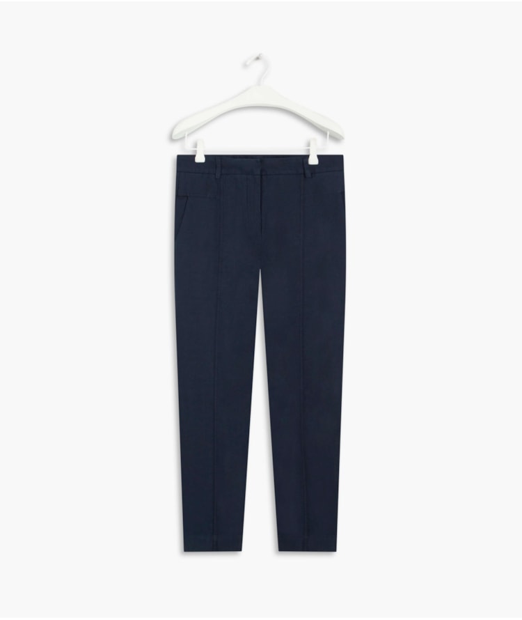 Calça Linho  Niala Purple Blue