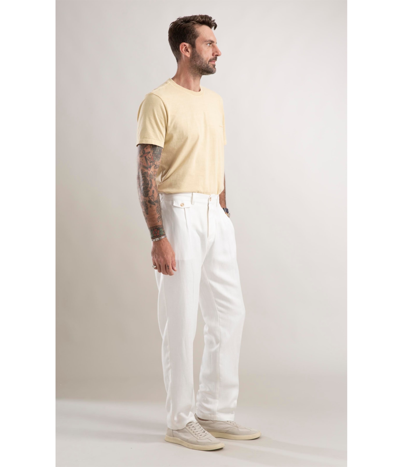 Calça Linho Off White