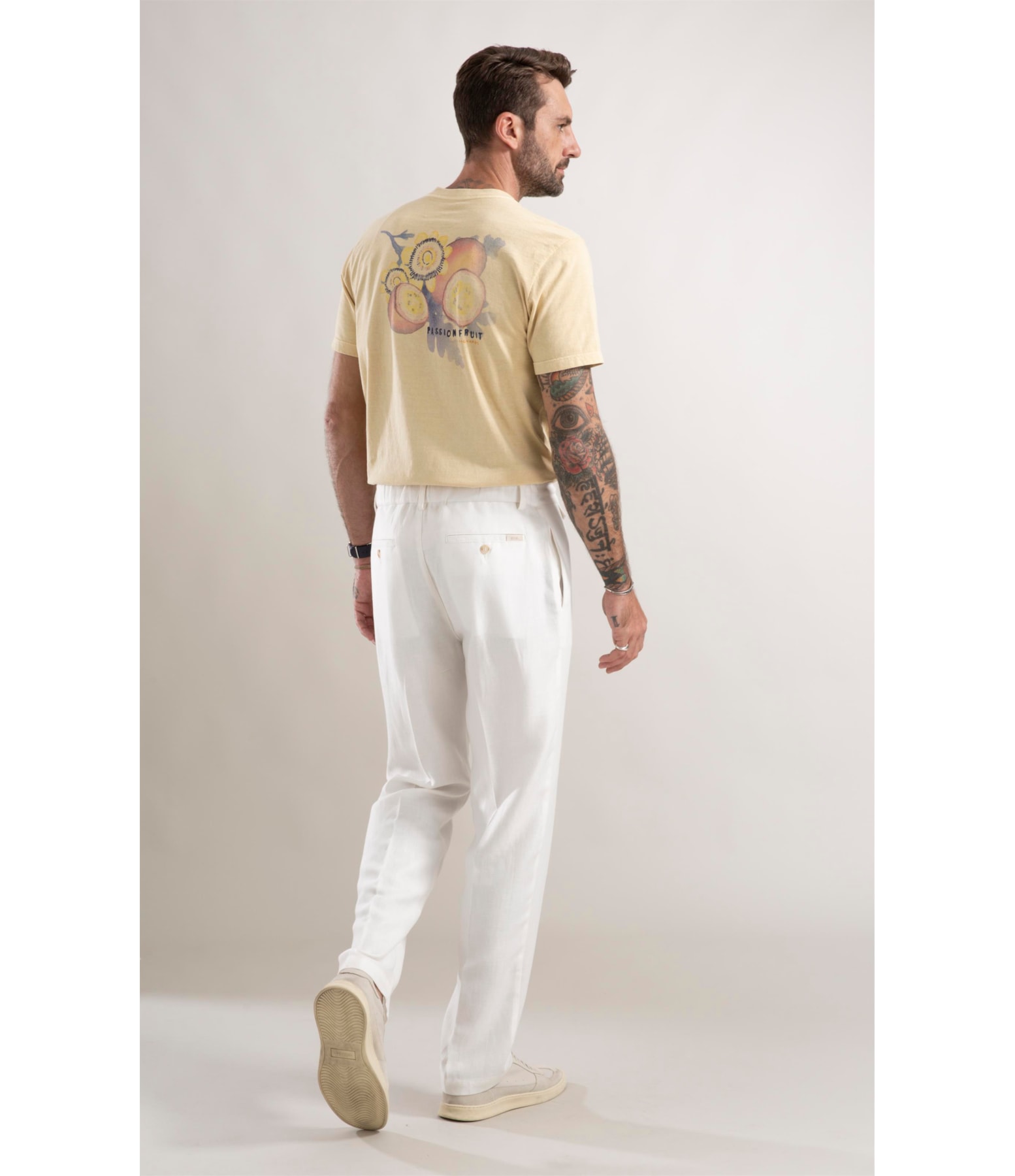 Calça Linho Off White