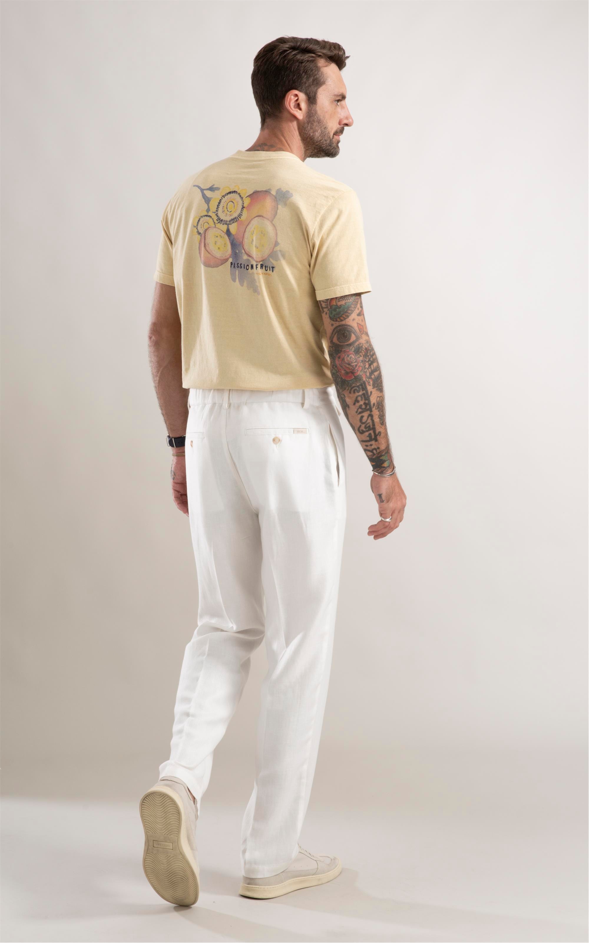 Calça Linho Off White