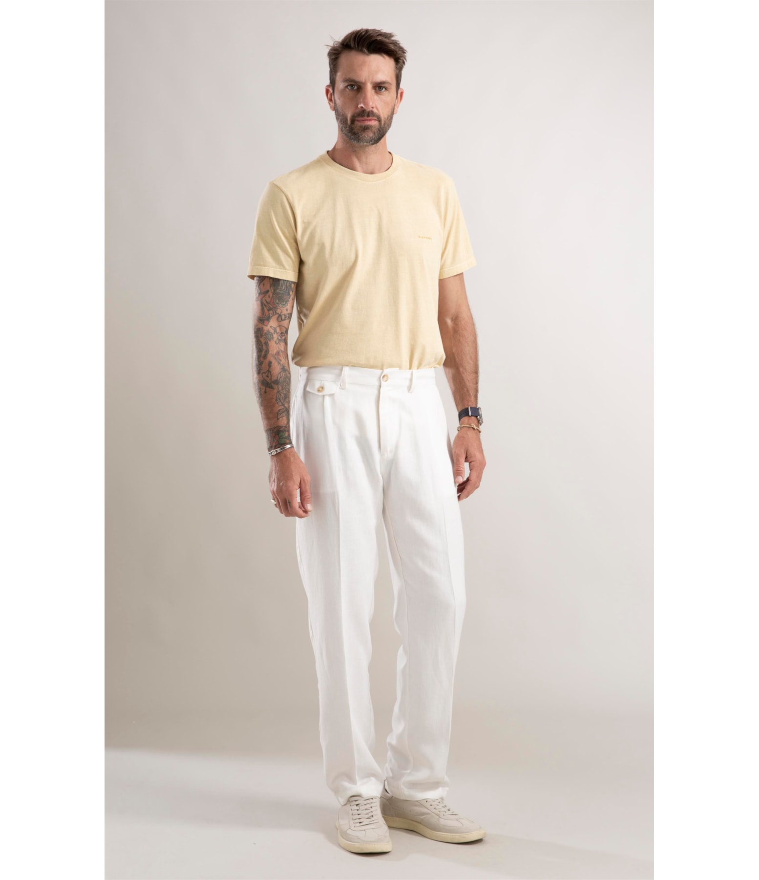 Calça Linho Off White