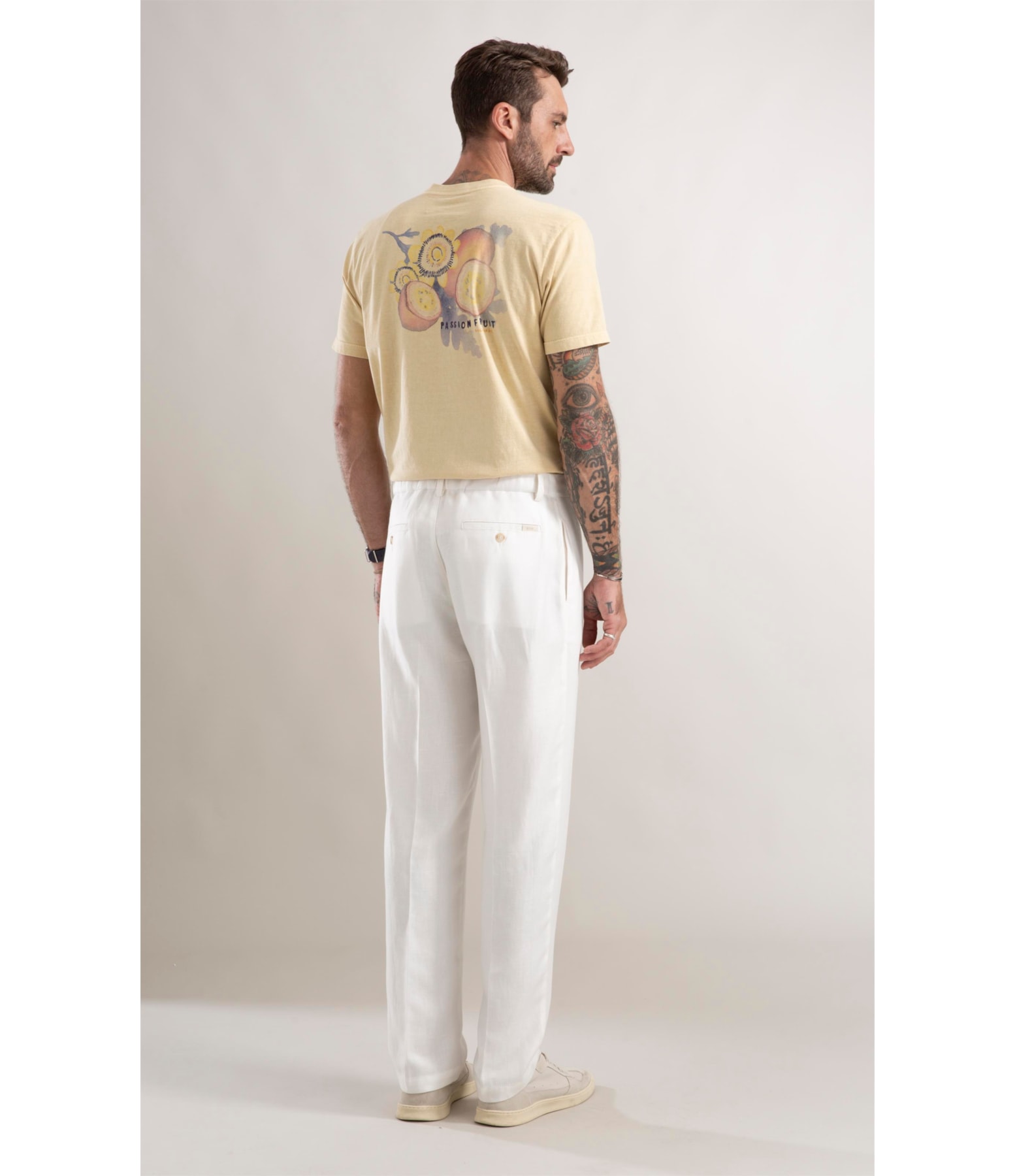 Calça Linho Off White
