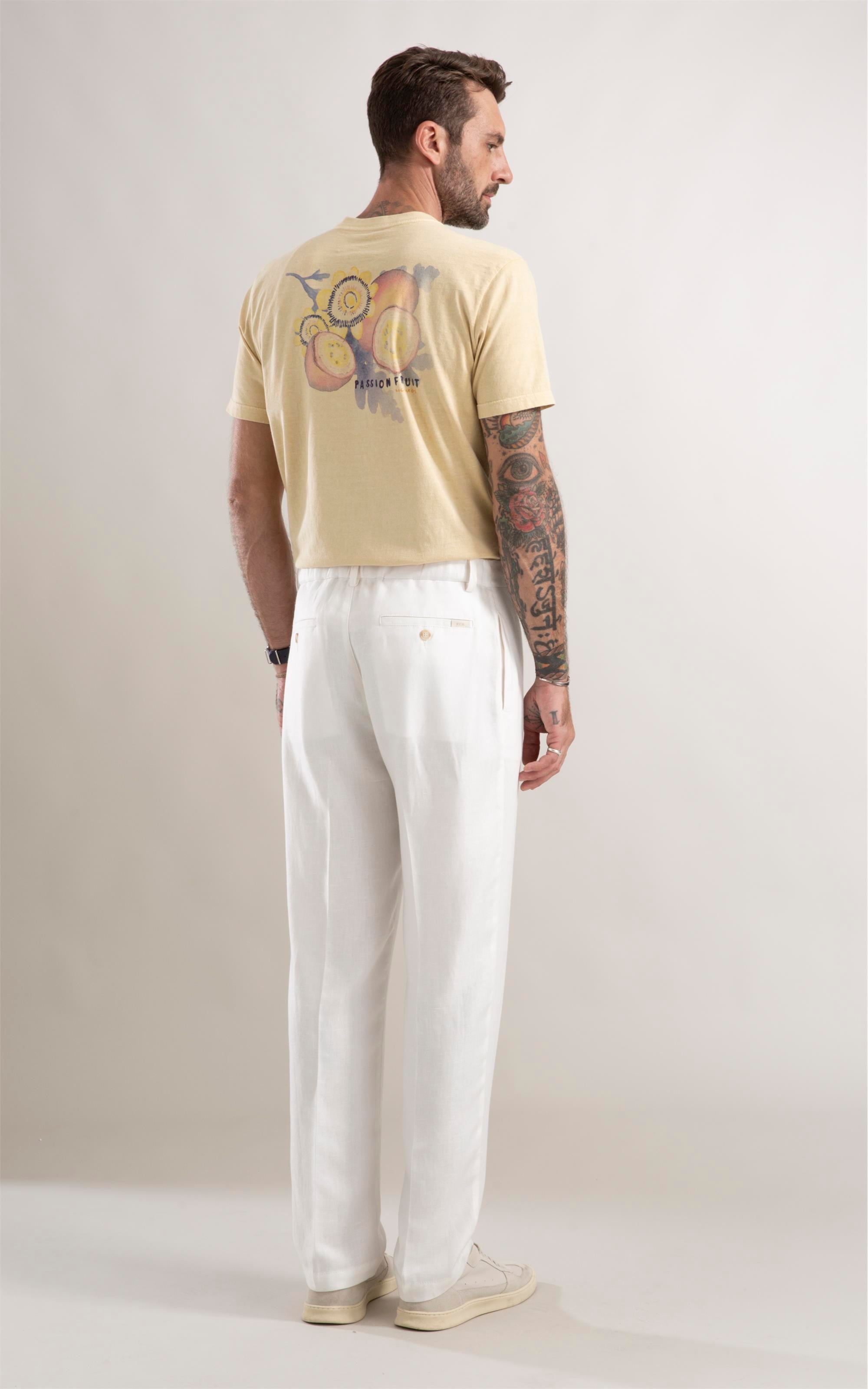 Calça Linho Off White