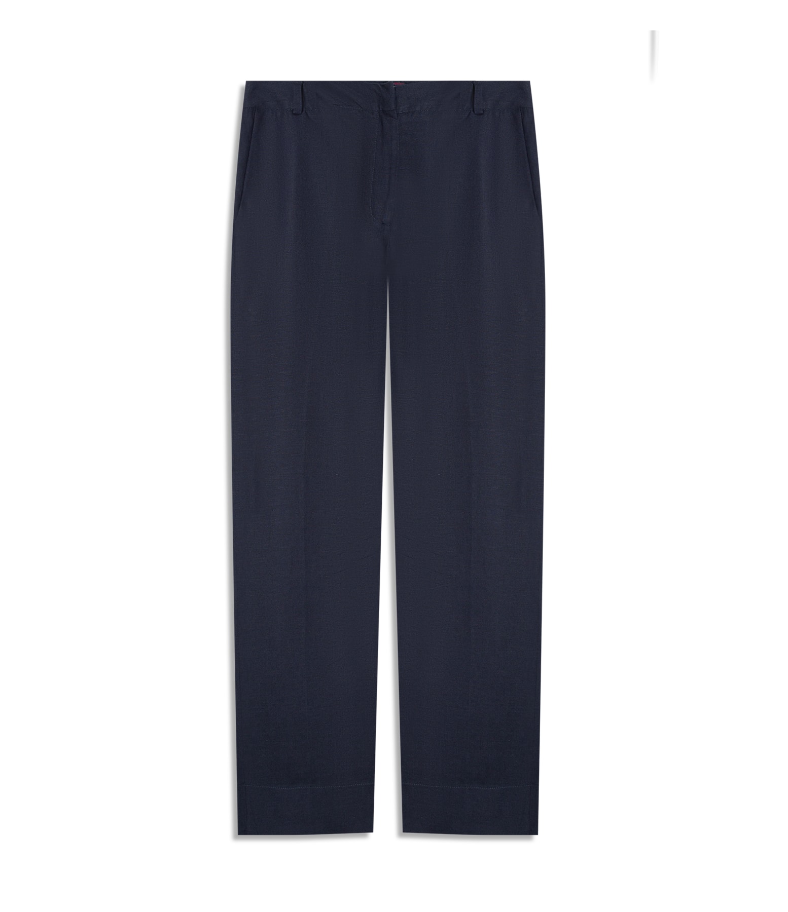 Calça Linho  Reta Dark Navy