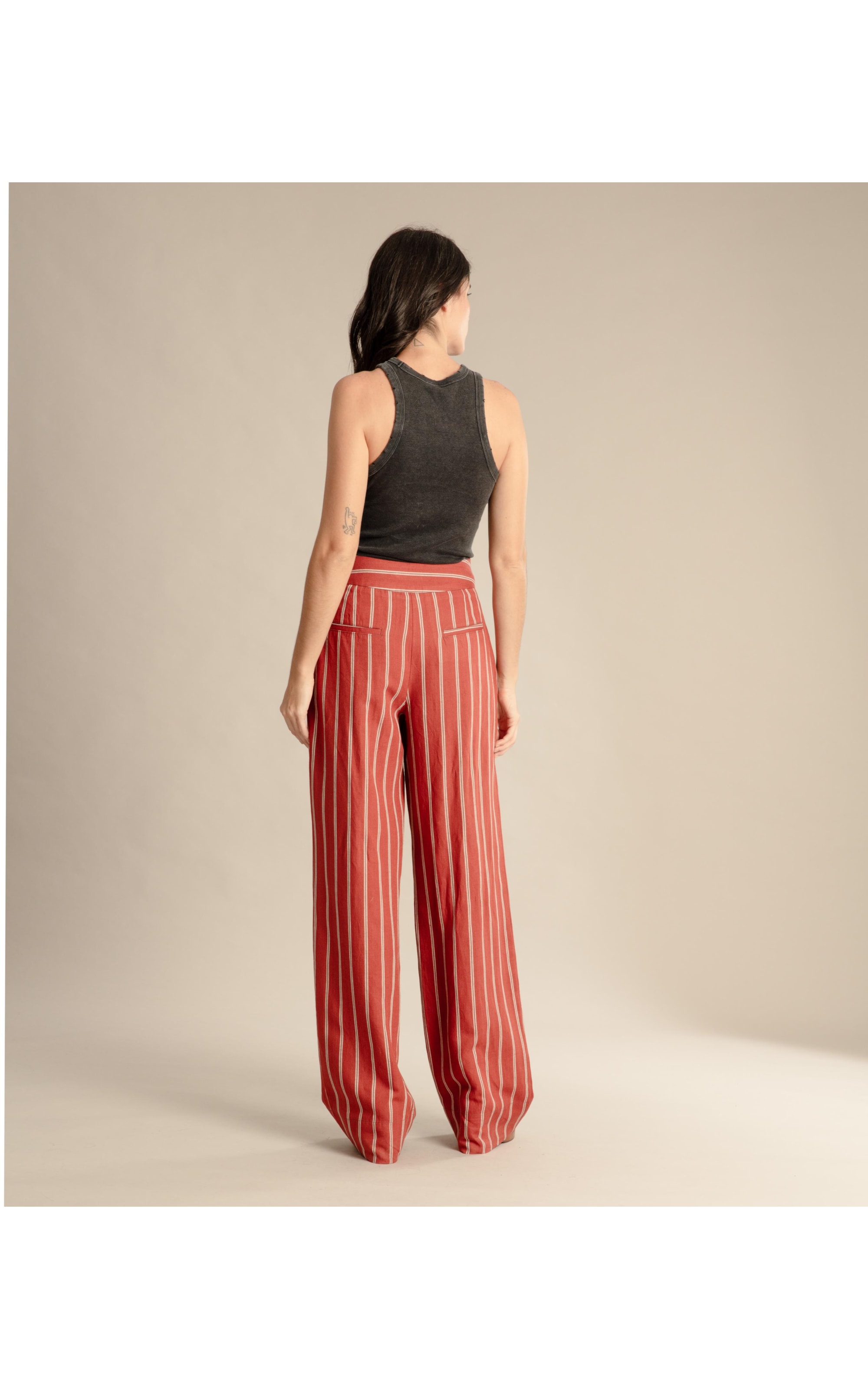 Calça Linho  Ricci Vinho