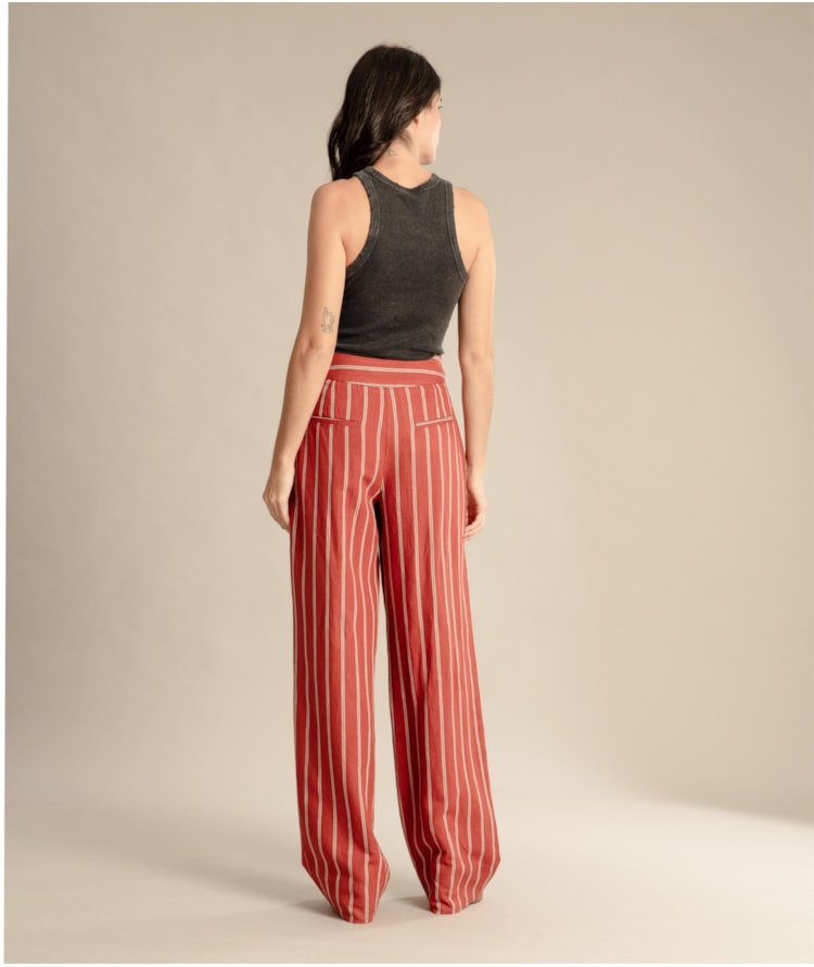 Calça Linho  Ricci Vinho