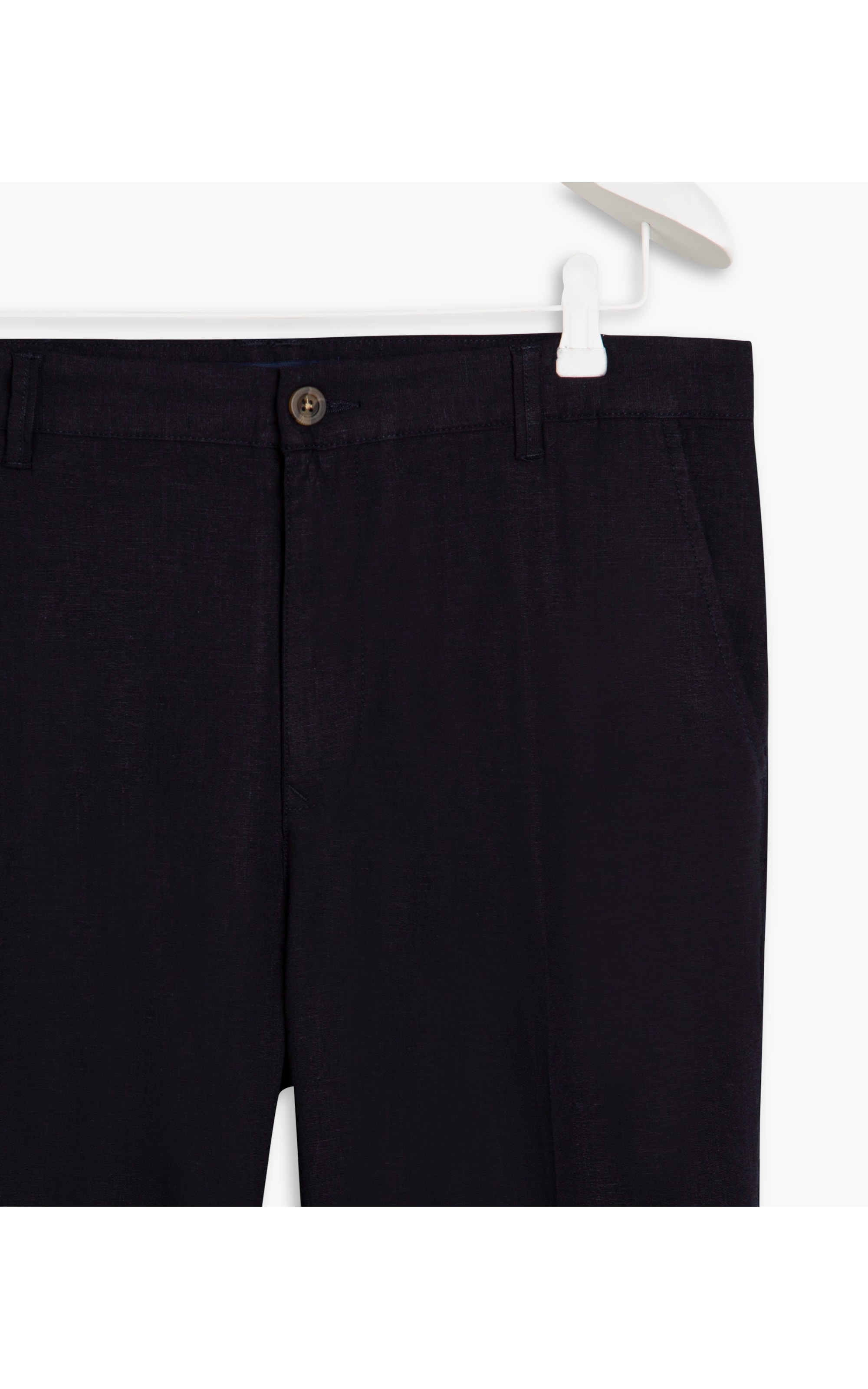 Calça Linho  San Francisco Azul Marinho