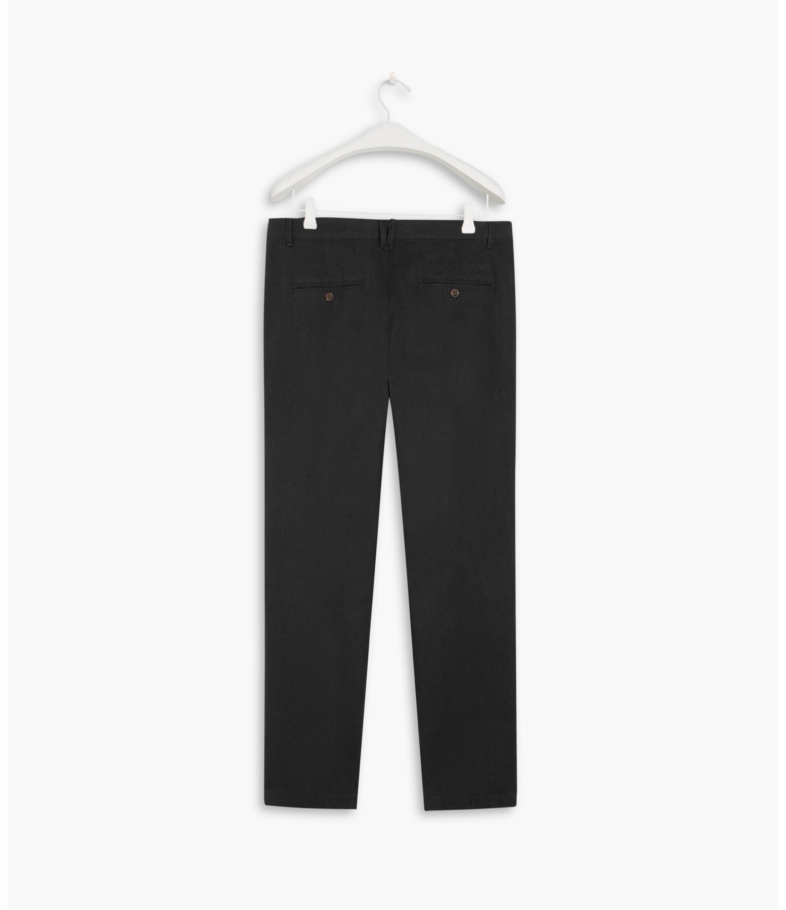 Calça Linho  Santiago Off Black