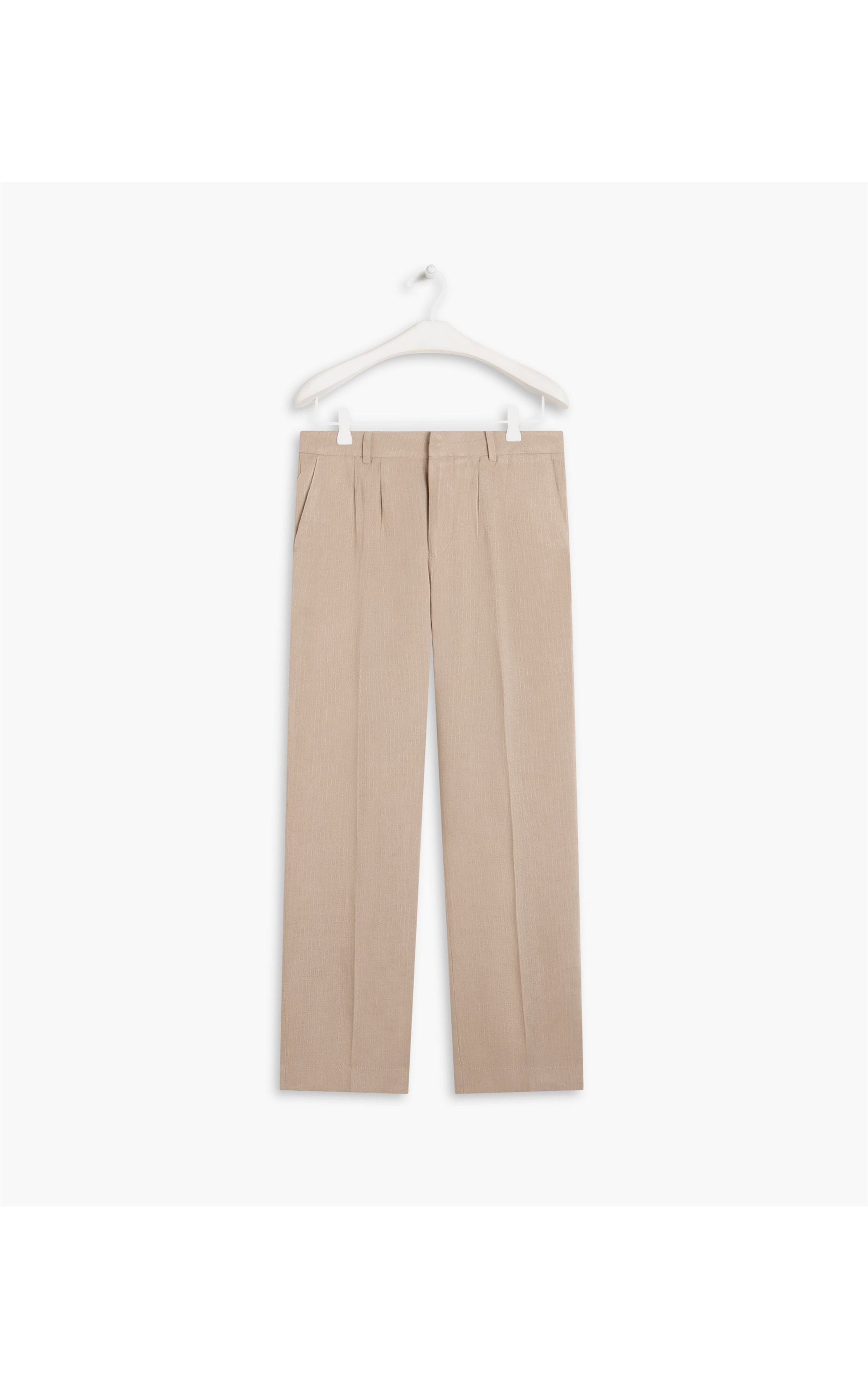 Calça Linho  Sena Stripe Natural