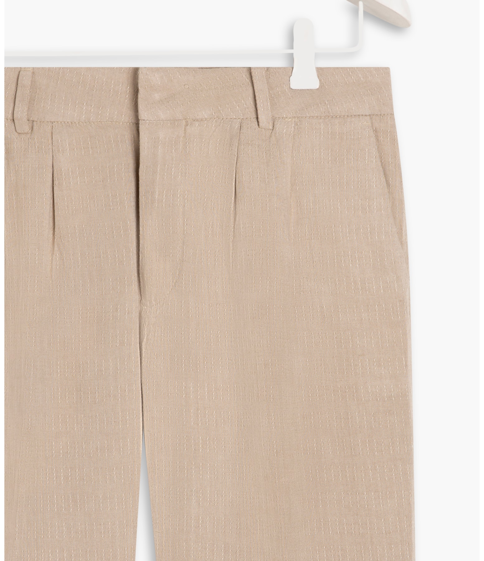 Calça Linho  Sena Stripe Natural