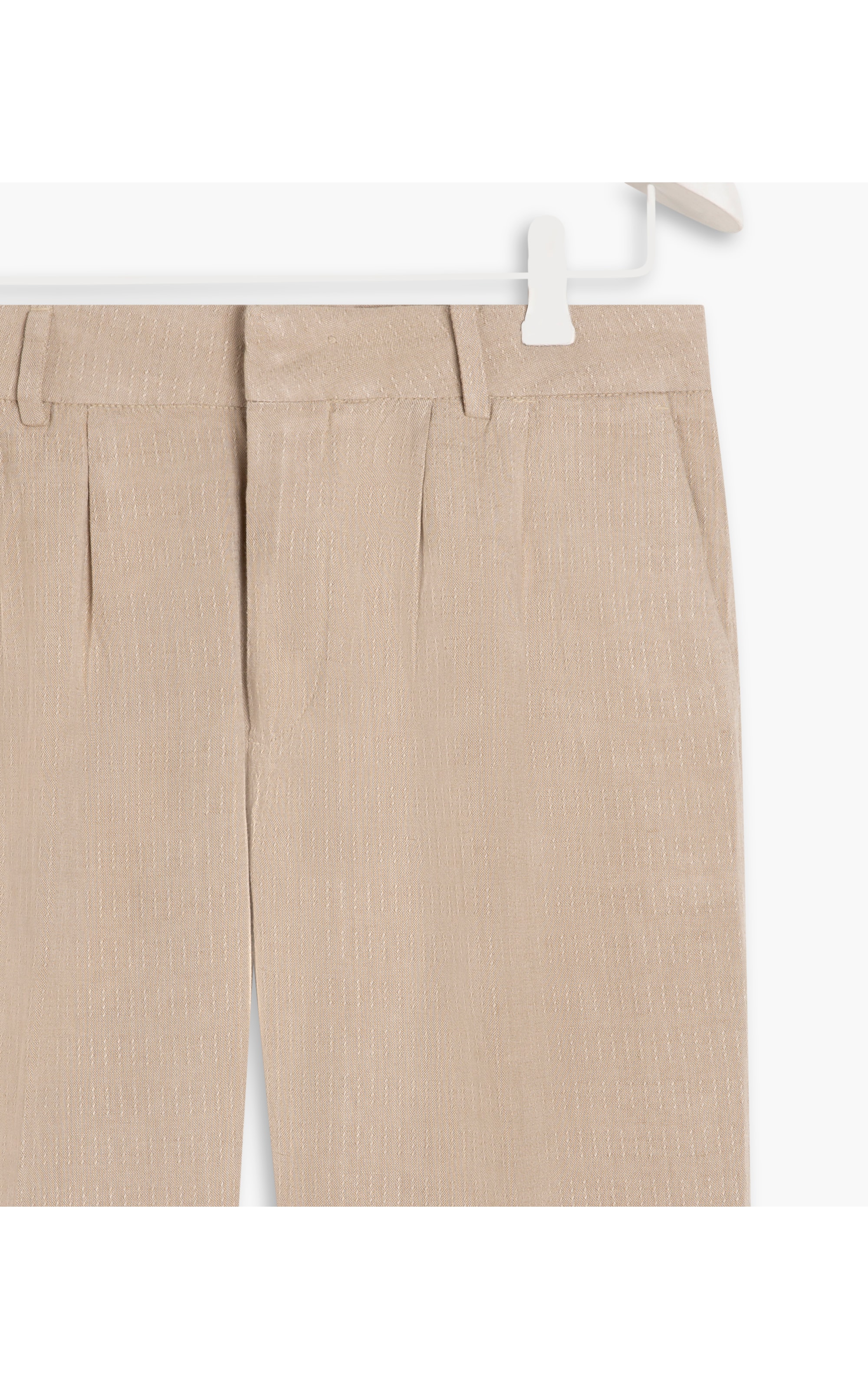 Calça Linho  Sena Stripe Natural