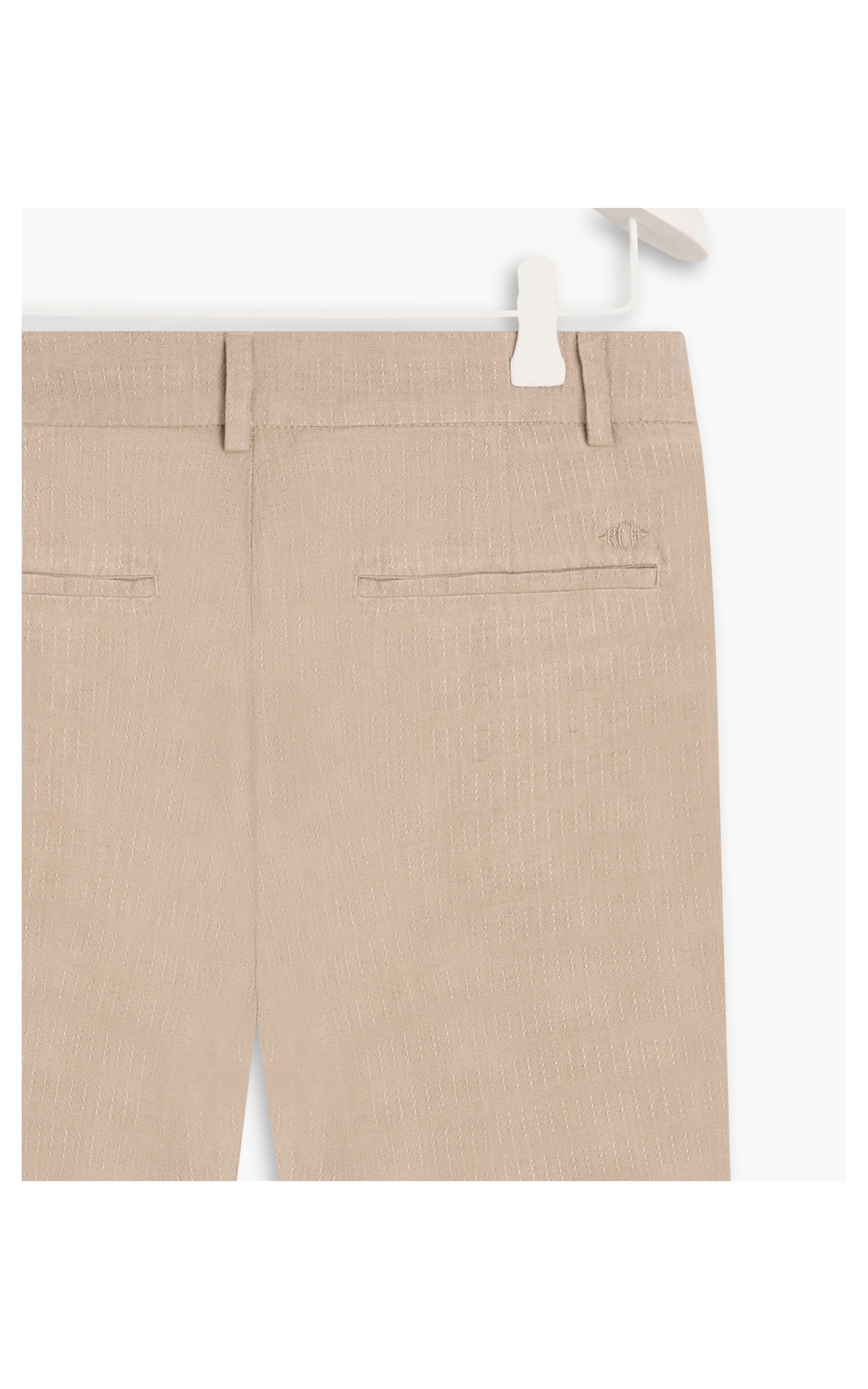 Calça Linho  Sena Stripe Natural