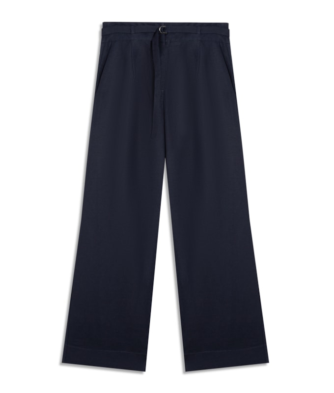 Calça Linho  Tarsila Dark Navy