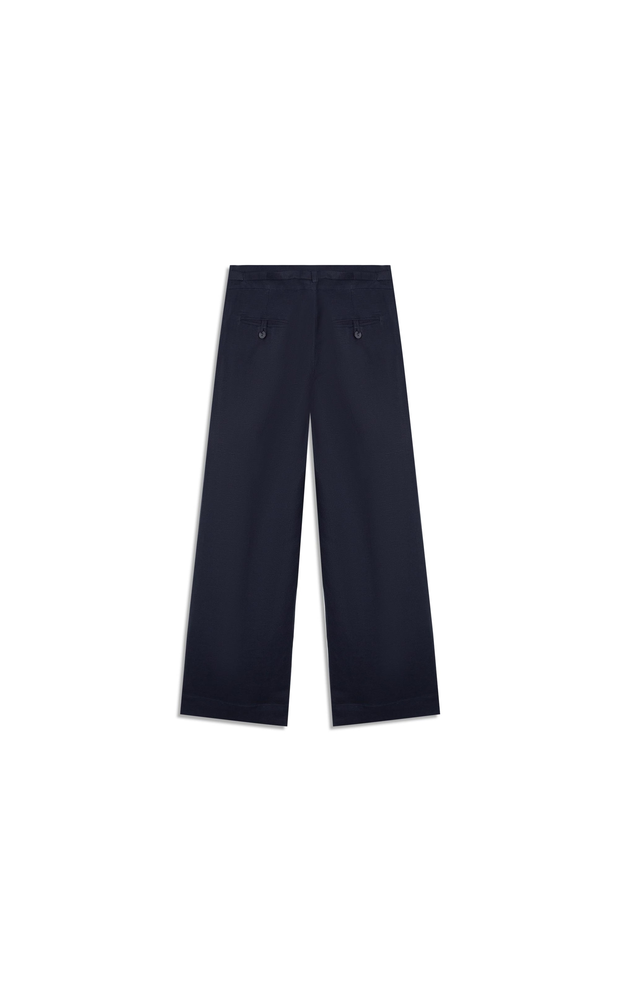Calça Linho  Tarsila Dark Navy