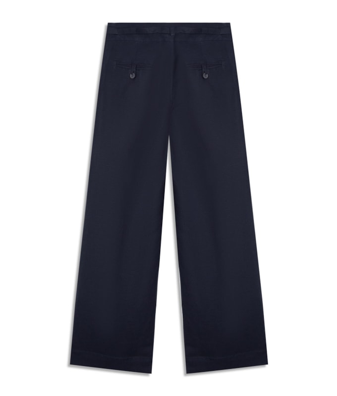 Calça Linho  Tarsila Dark Navy