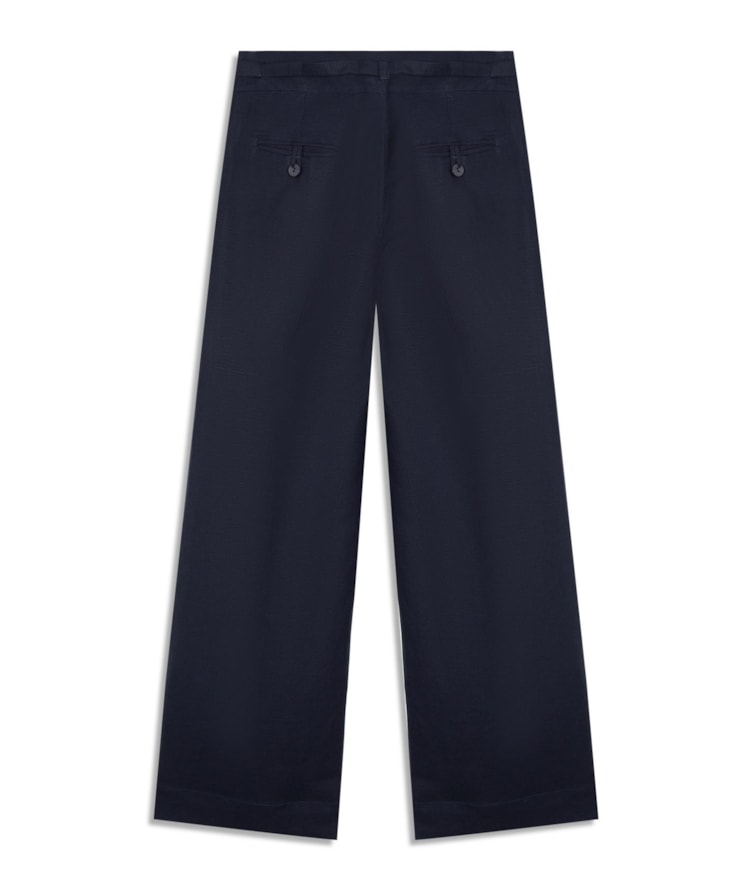 Calça Linho  Tarsila Dark Navy