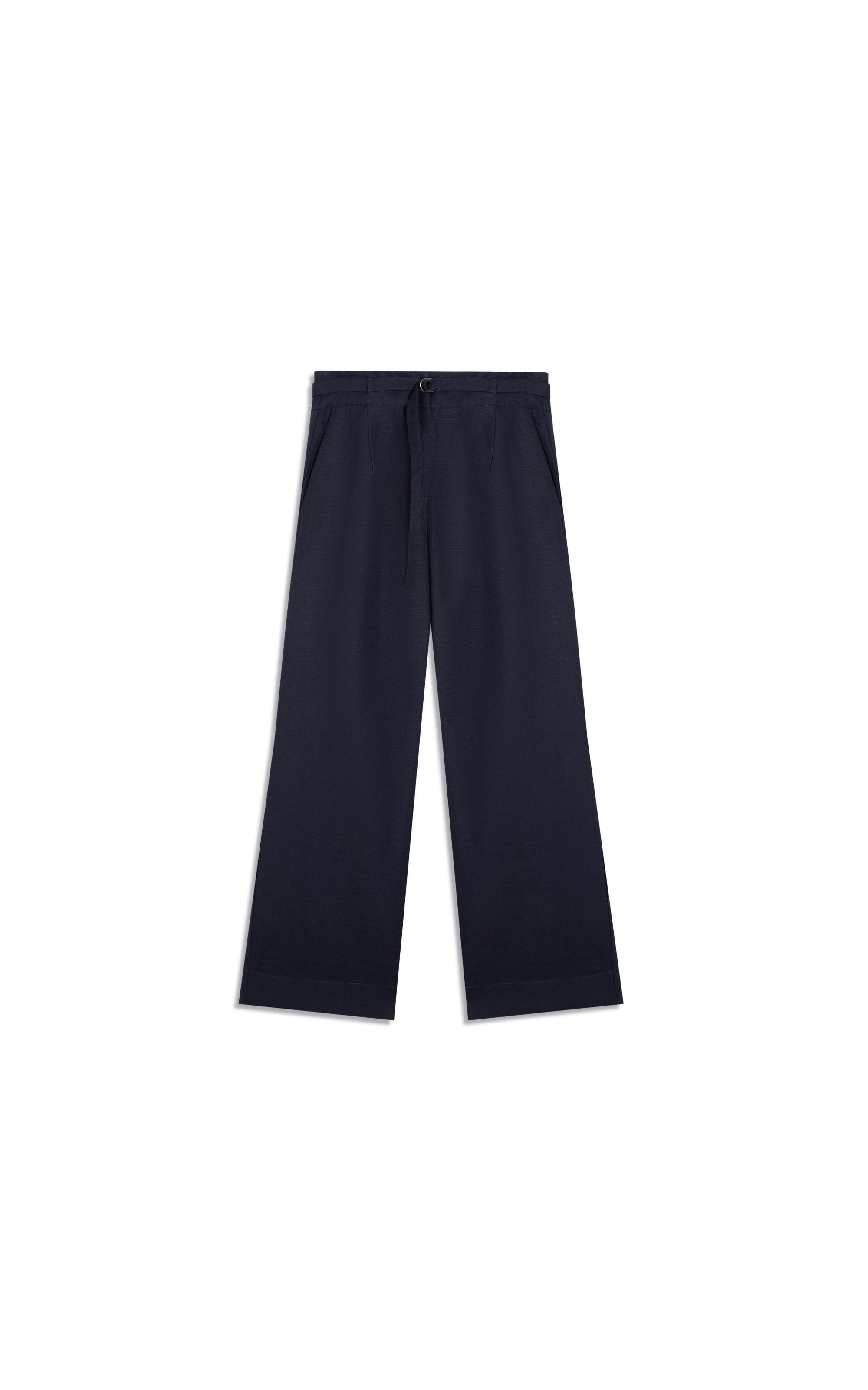 Calça Linho  Tarsila Dark Navy