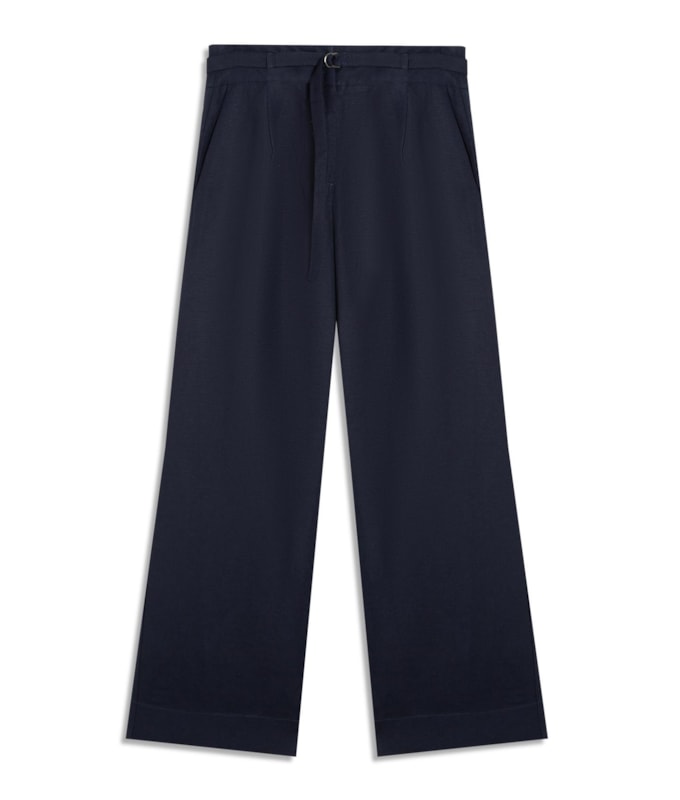 Calça Linho  Tarsila Dark Navy