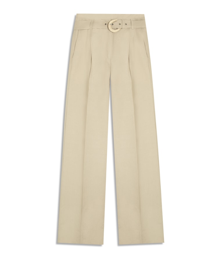 Calça Linho  Tatiana Natural