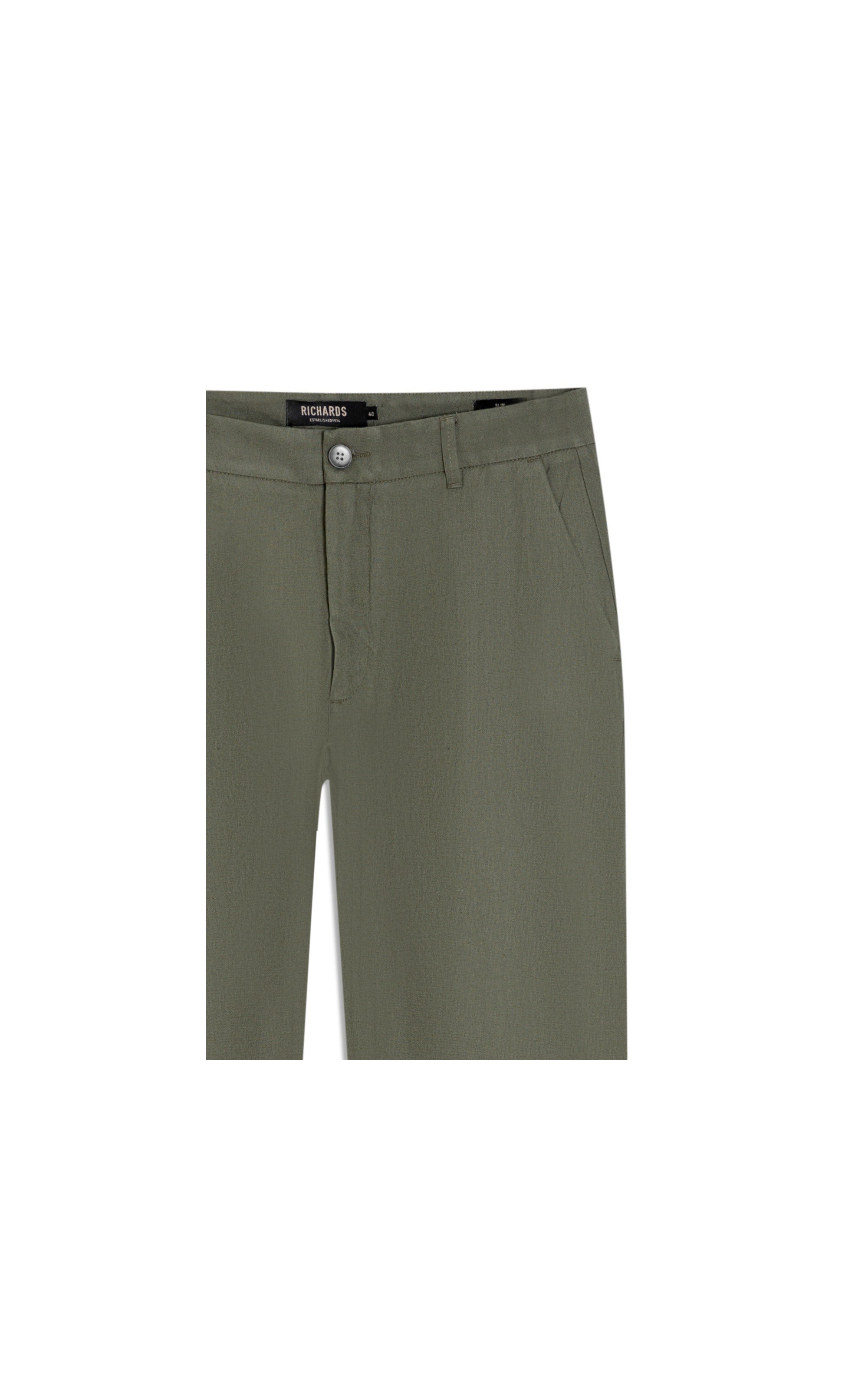 Calça Linho  Tolit Verde Militar