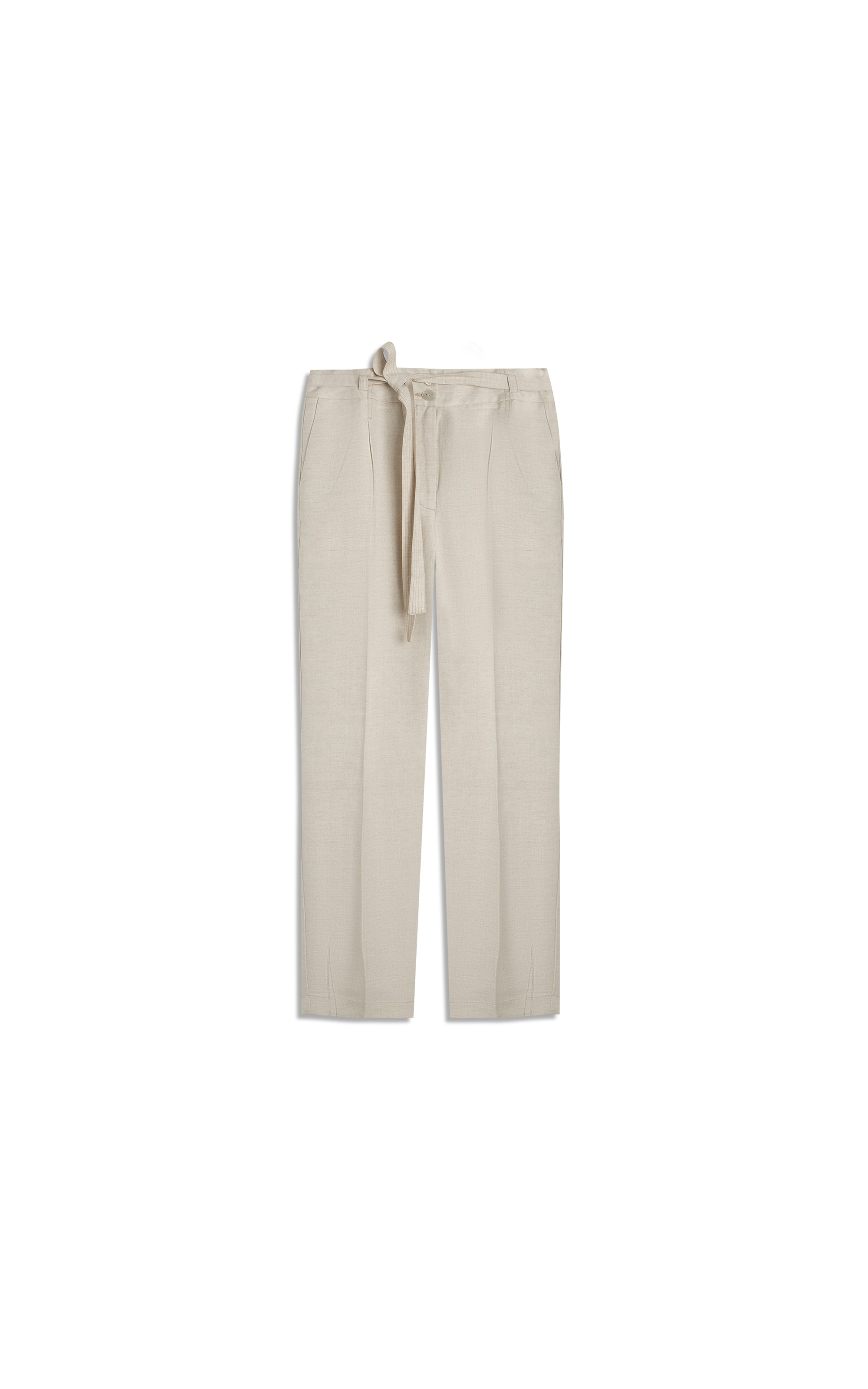 Calca Magnus Basic Fit Linho Blend Areia