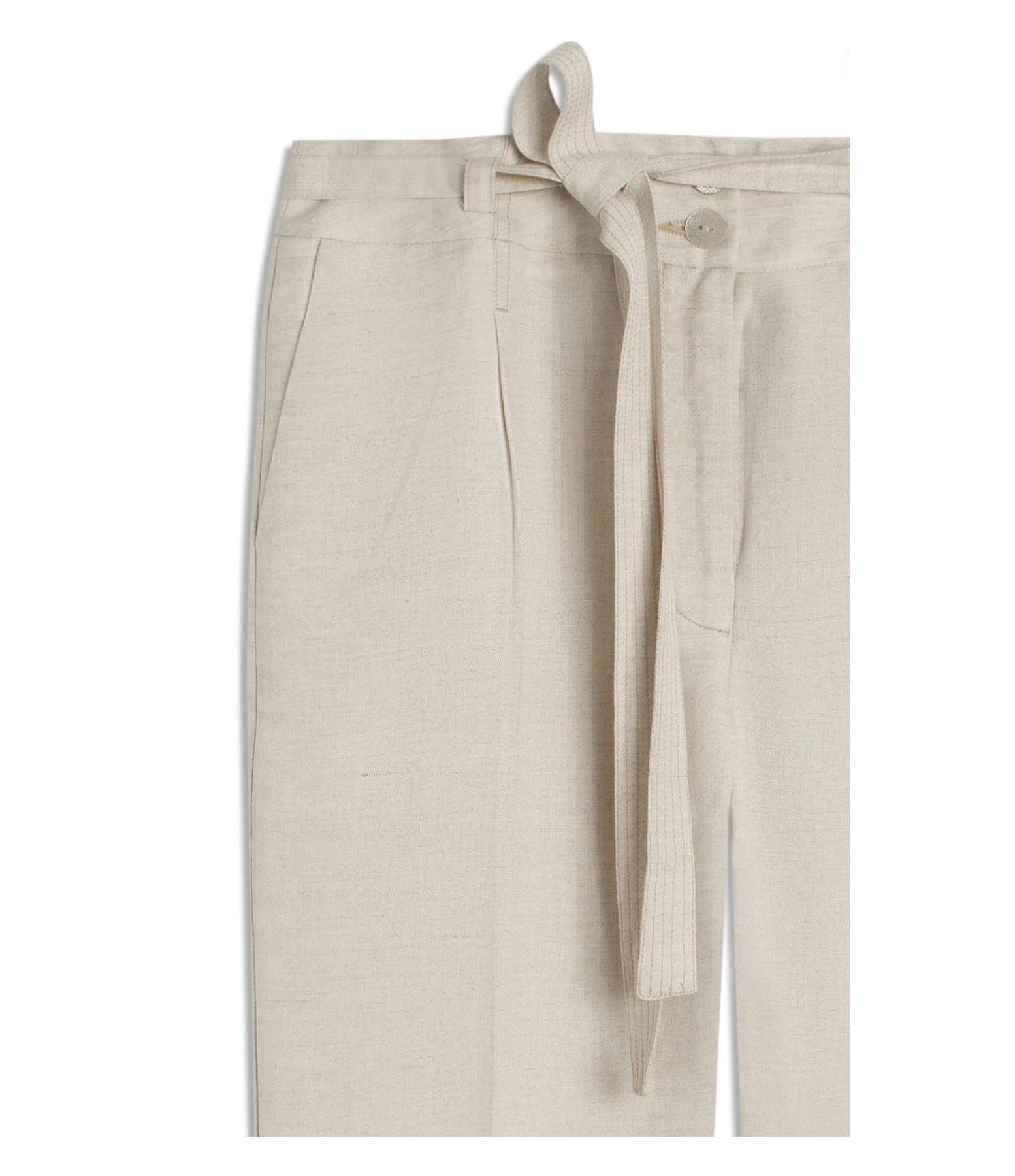 Calca Magnus Basic Fit Linho Blend Areia