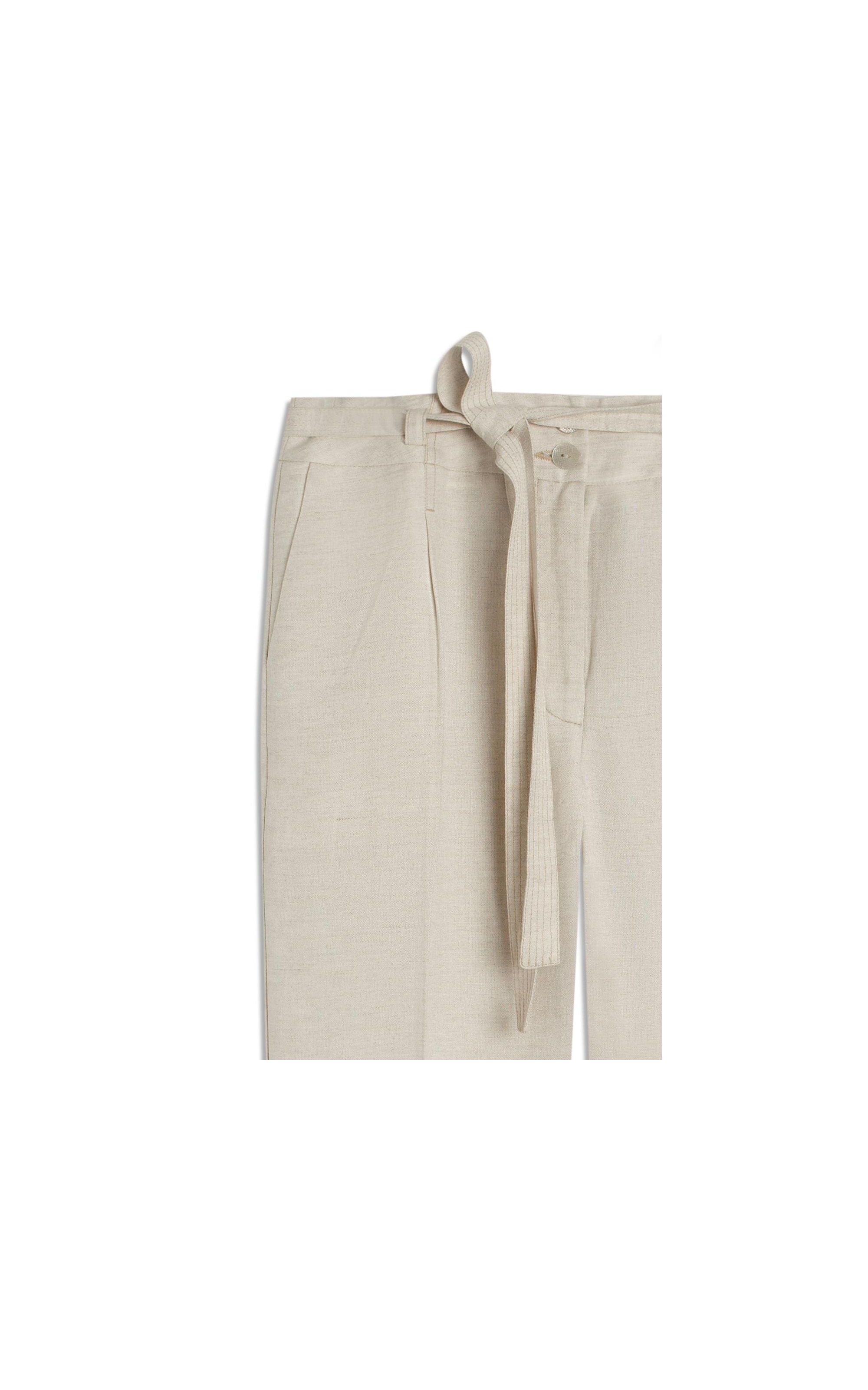Calca Magnus Basic Fit Linho Blend Areia