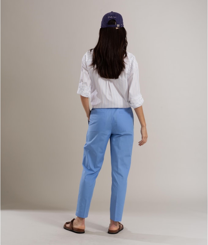 Calça Malta Algodao Azul Pervante