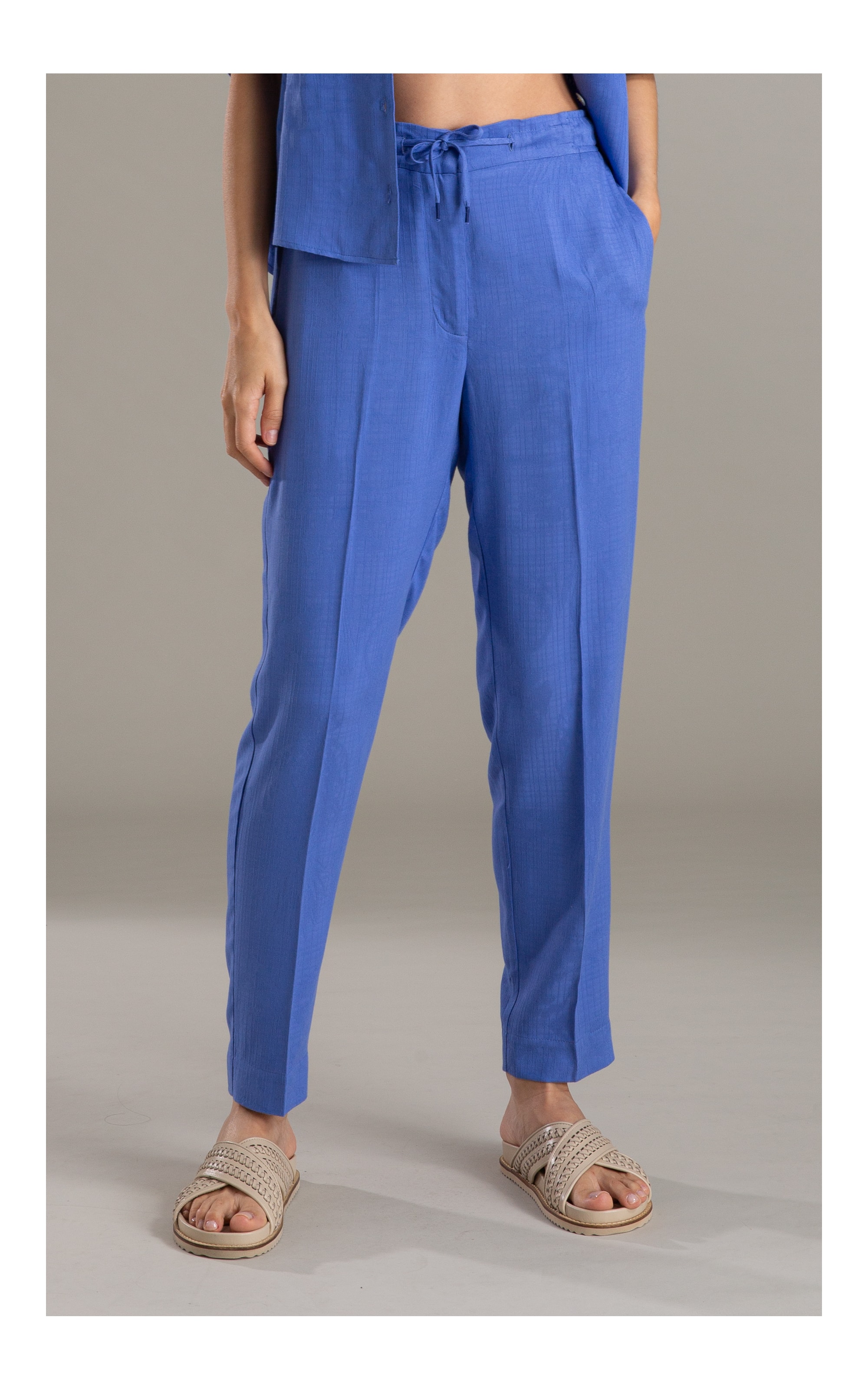 Calça Malta Jacquard Viscose Hortencia